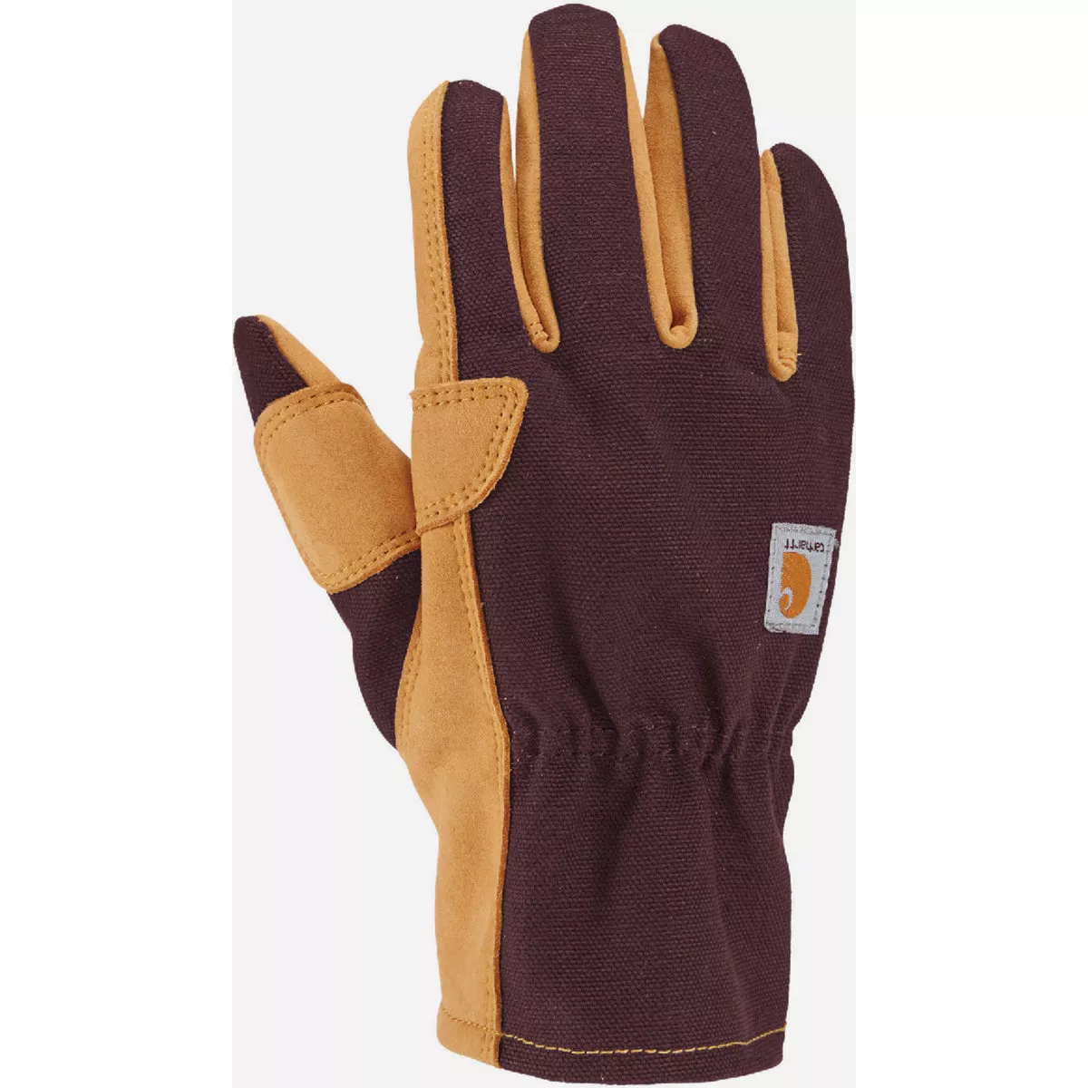 Carhartt Women's M Blackberry Duck Synthetic Leather Open Cuff Glove