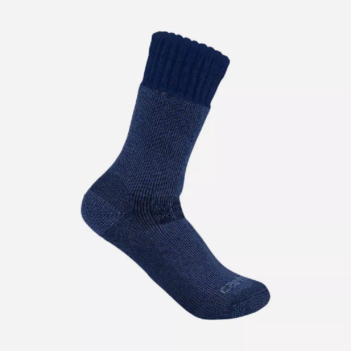 Carhartt Men's L Navy Heavyweight Synthetic-Wool Blend Boot Sock