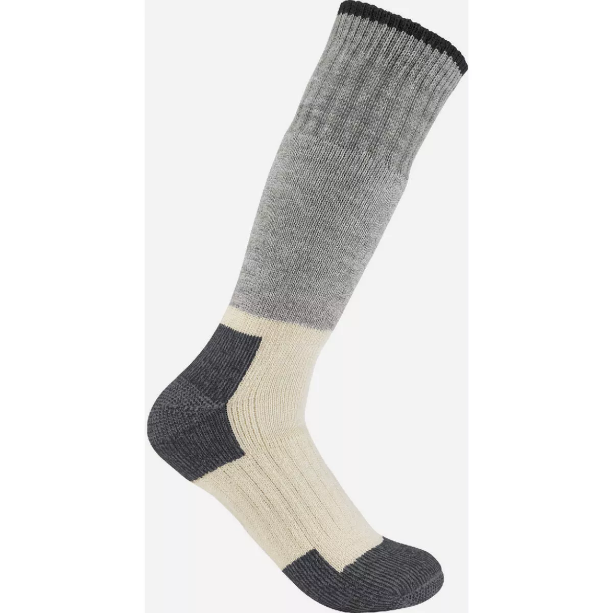 Carhartt Men's XL Heather Black Arctic Heavyweight Merino Wool Blend Boot Sock