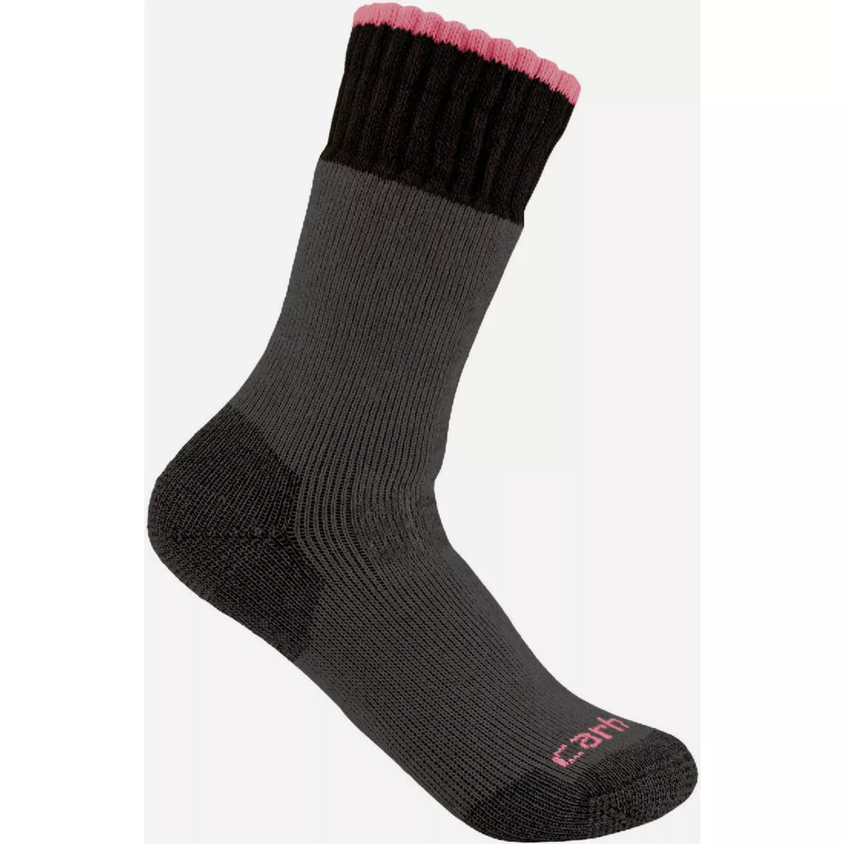 Carhartt Women's M Charcoal Heavyweight Synthetic-Wool Blend Boot Sock