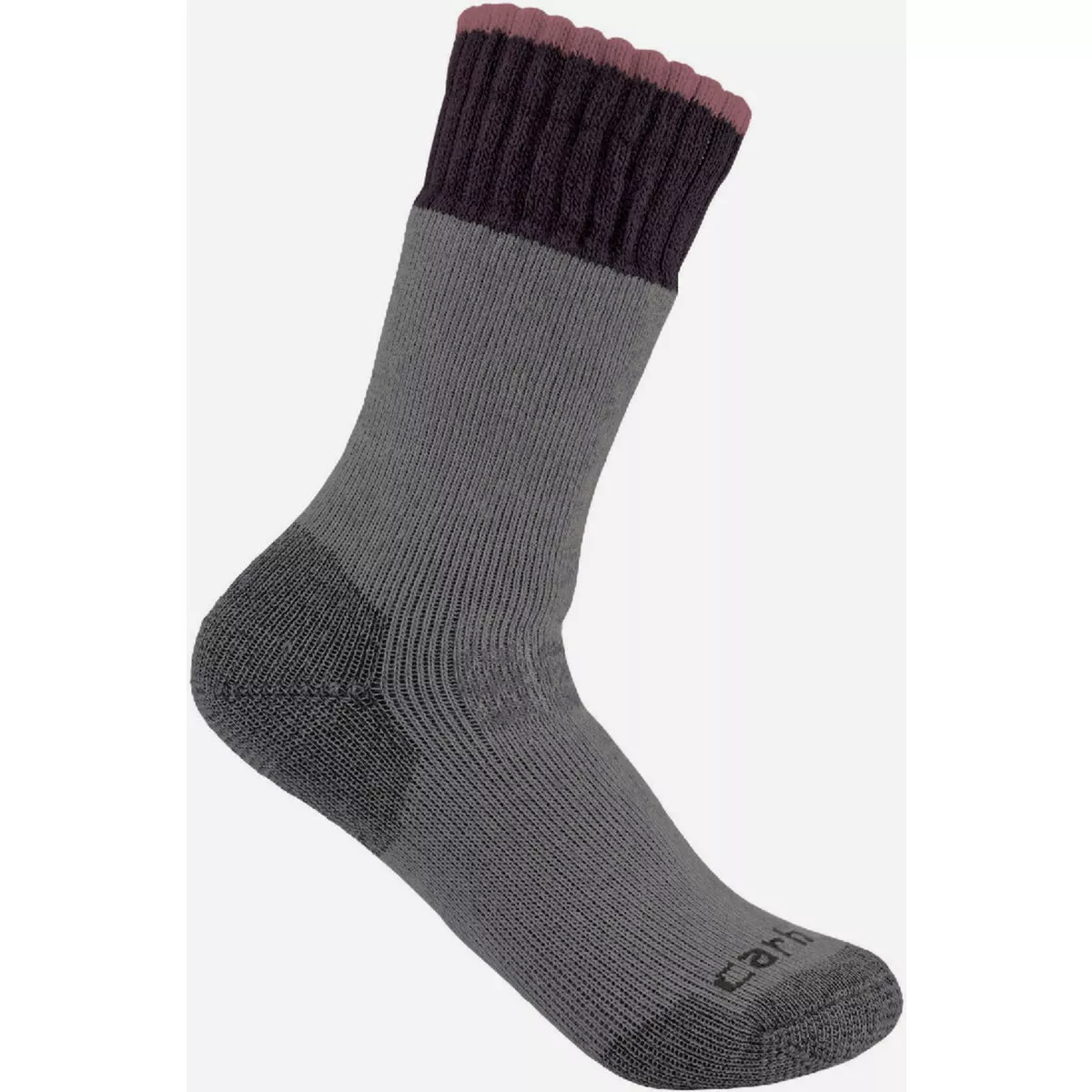 Carhartt Women's S Gray Heavyweight Synthetic-Wool Blend Boot Sock