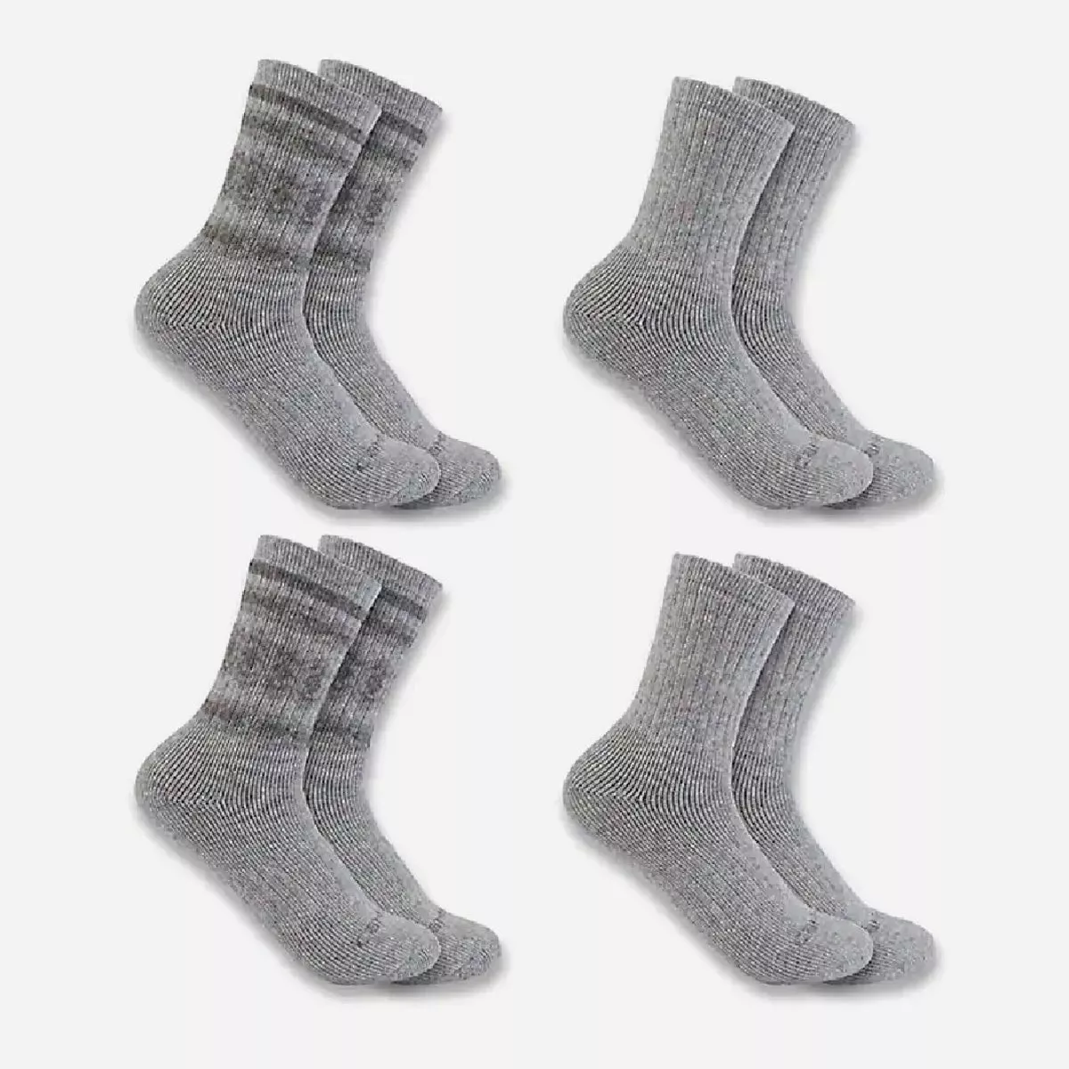 Carhartt Women's M Assorted Heavyweight Synthetic-Wool Blend Crew Sock