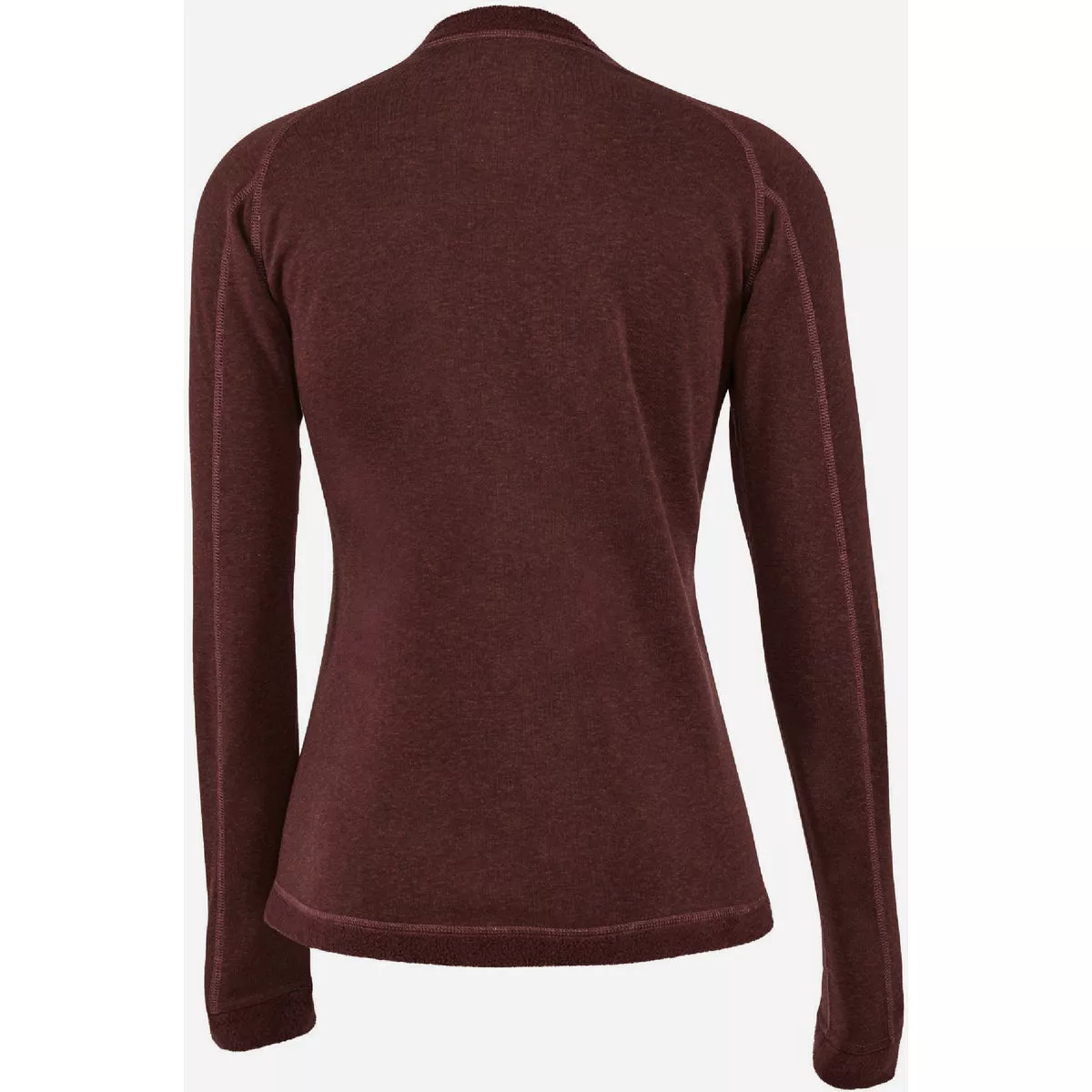 Carhartt Force Women's 2X Blackberry Heather Heavyweight Synthetic Wool-Blend Fleece Base Layer Crewneck Top - photo 2