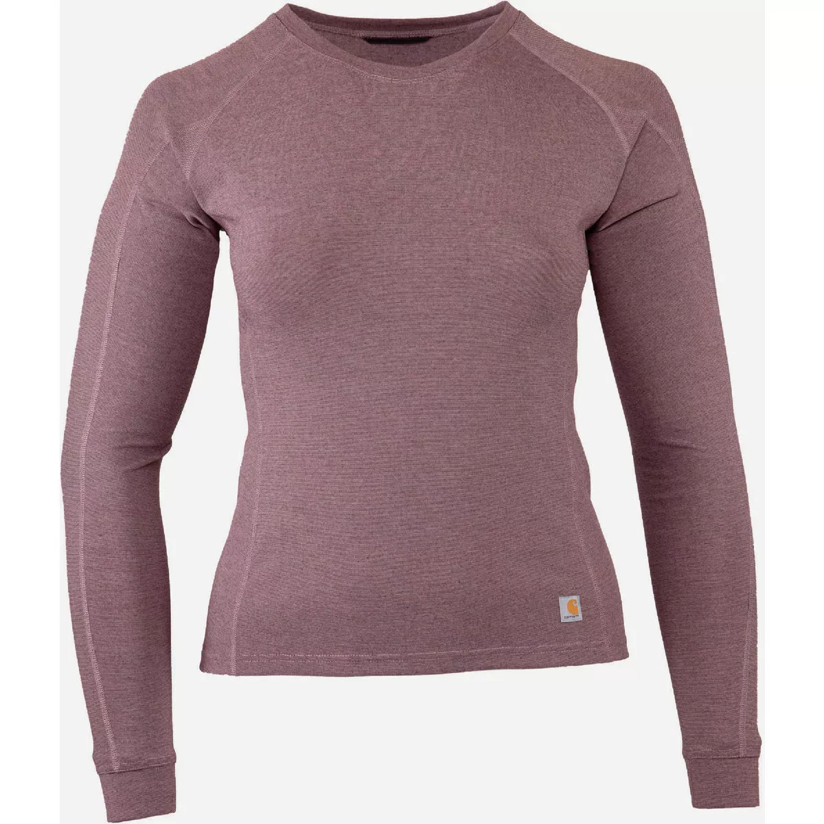 Carhartt Force Women's M Blackberry Heather Heavyweight Heathered Knit Base Layer Crewneck Top