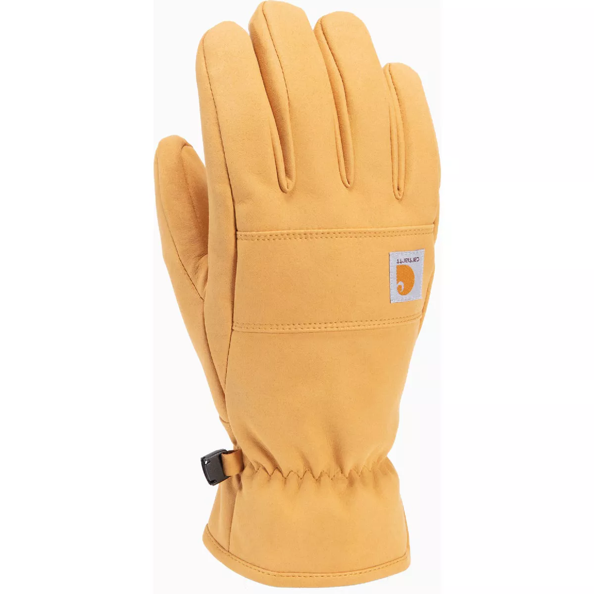 Carhartt Men's Large Brown Synthetic Leather Fleece-Lined Glove