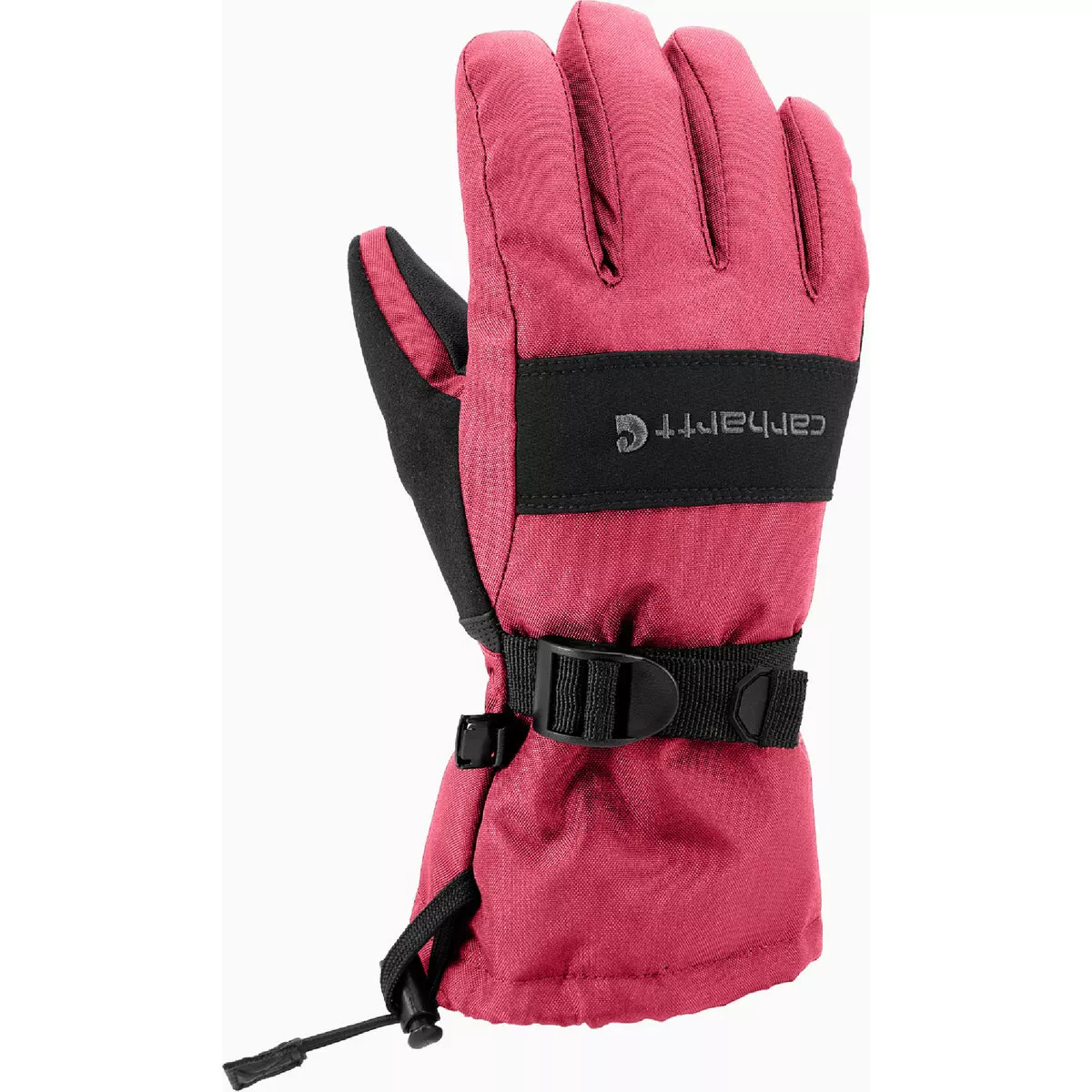 Carhartt Junior Small Pink Lemonade Black Waterproof Insulated Gauntlet Glove