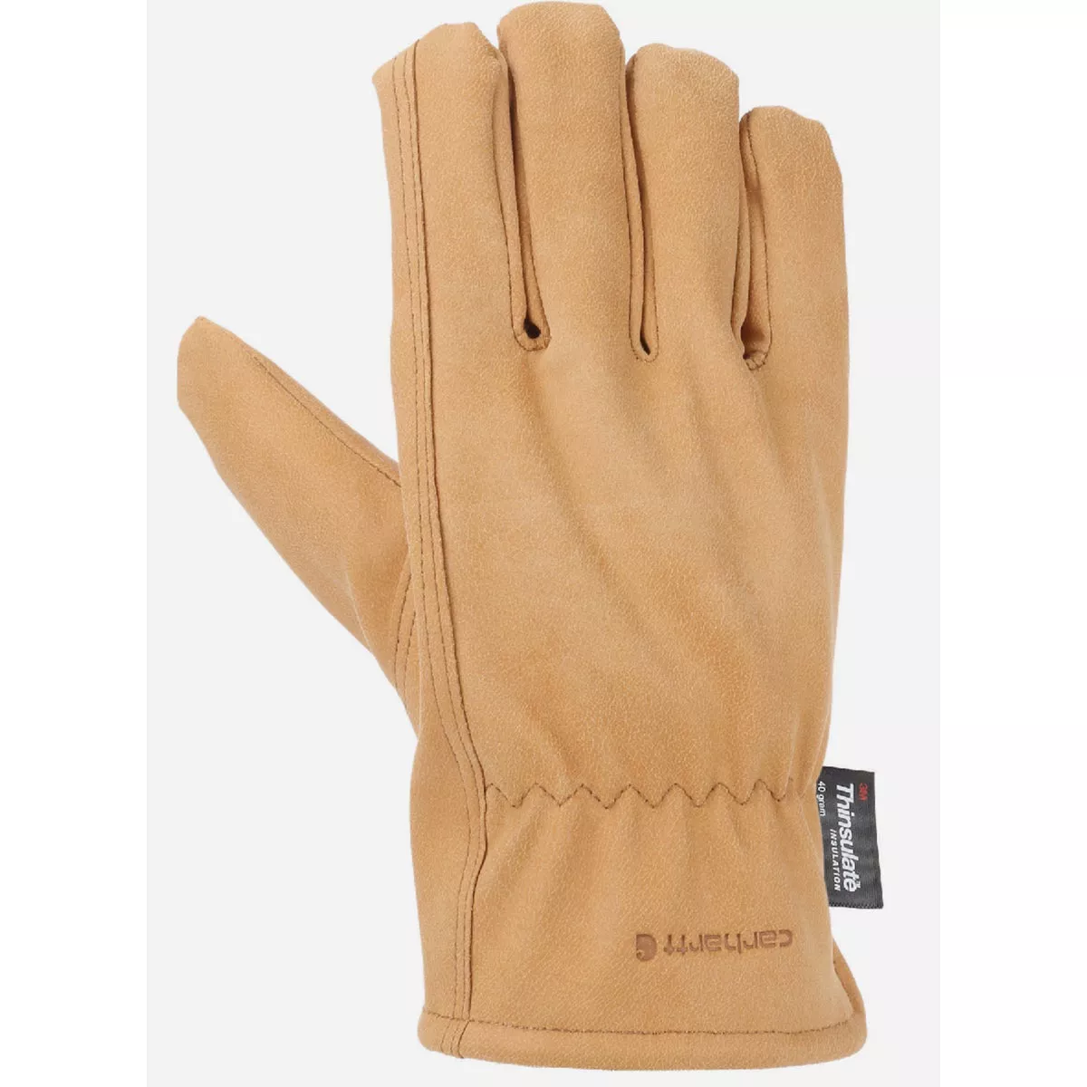Carhartt Men's S Brown Insulated Synthetic Leather Driver Glove
