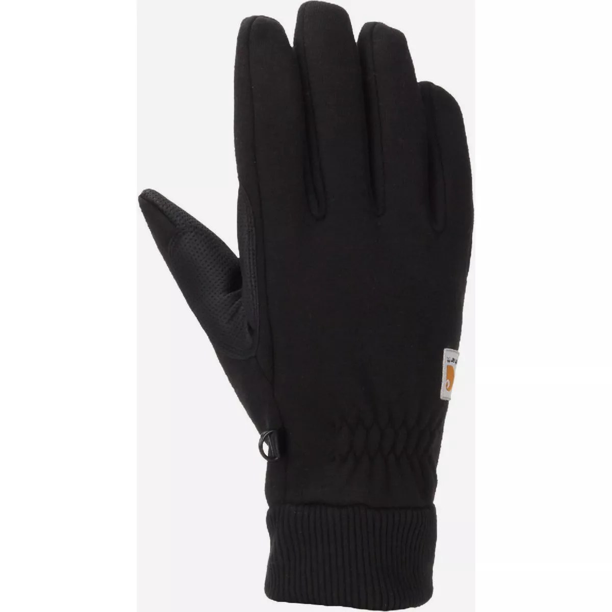 Carhartt Men's S Black Wind Fighter Thermal-Lined Fleece Touch-Sensitive Knit Cuff Glove
