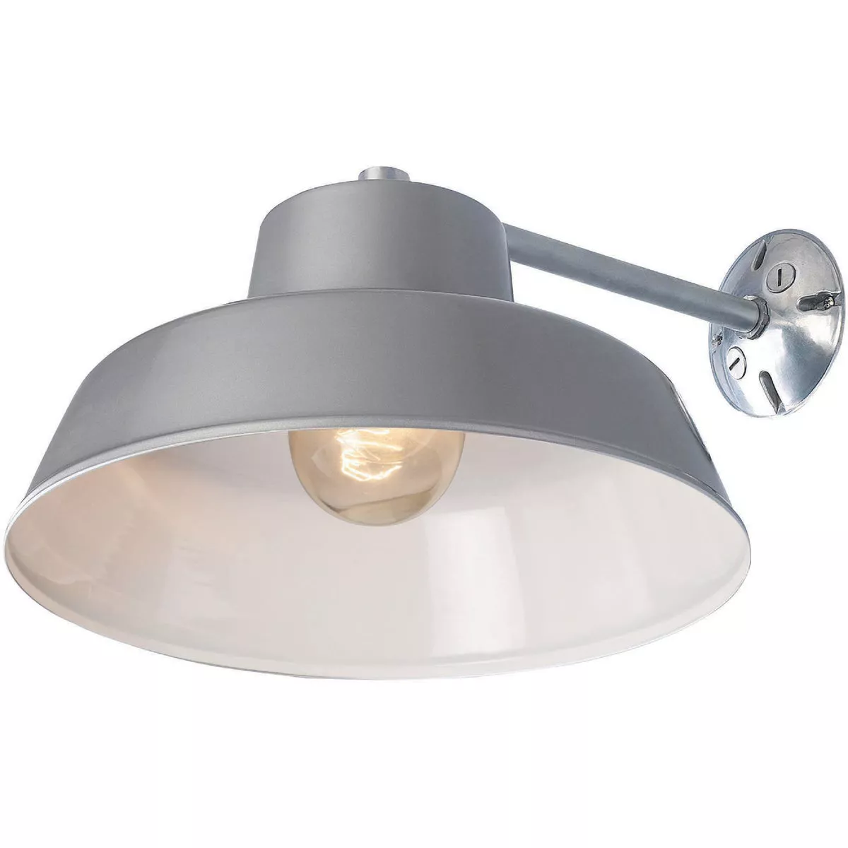 Canarm 100W Incandescent Gray Outdoor Barn Light Fixture