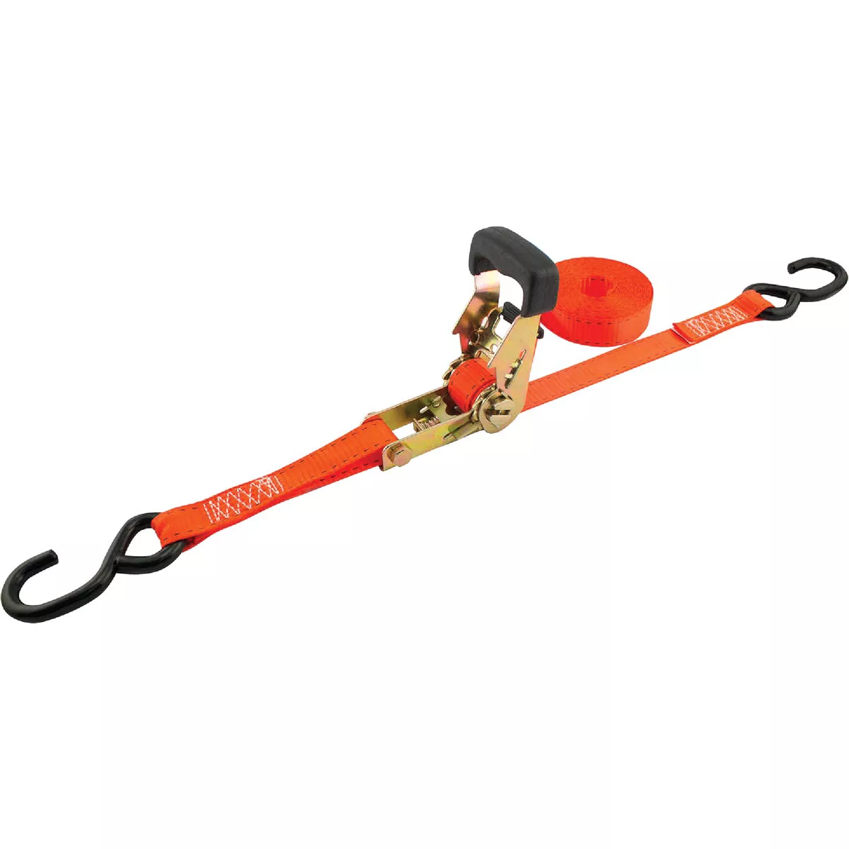 Erickson 15 Ft. Wide Rubber Handle Industrial Ratchet Tie-Down Strap (4-Pack)