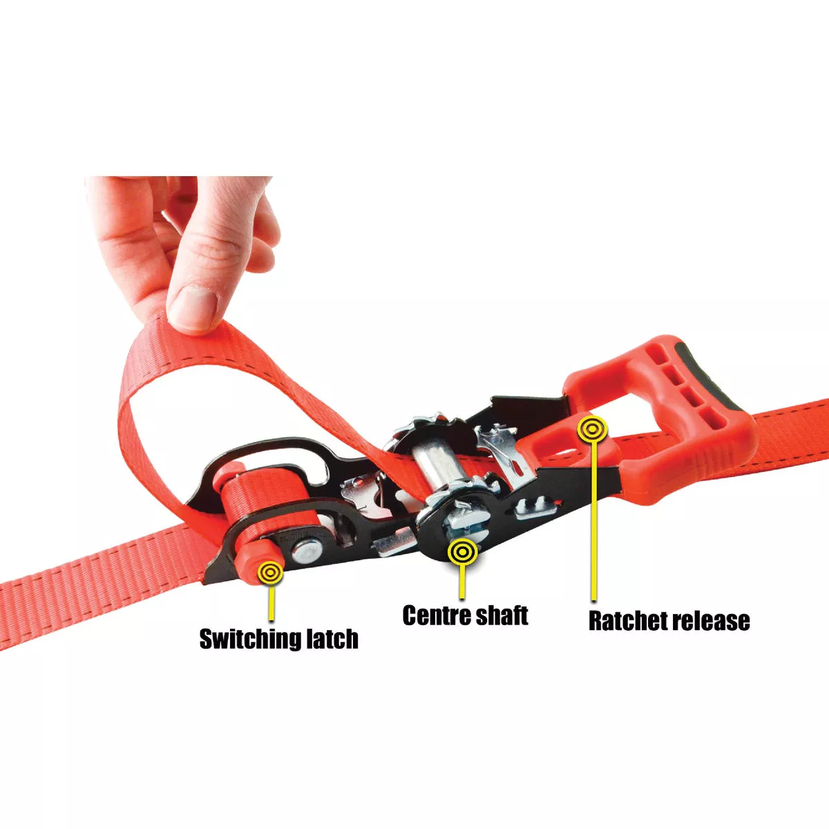 Erickson 1-1/4 In. x 8 Ft. Sliding Ratchet Strap (2-Pack)