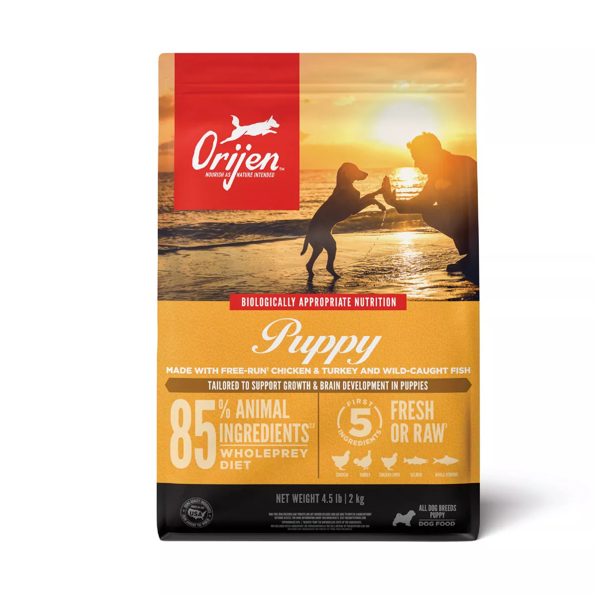 Orijen Puppy 4.5 Lb. Grain-Free Dry Dog Food