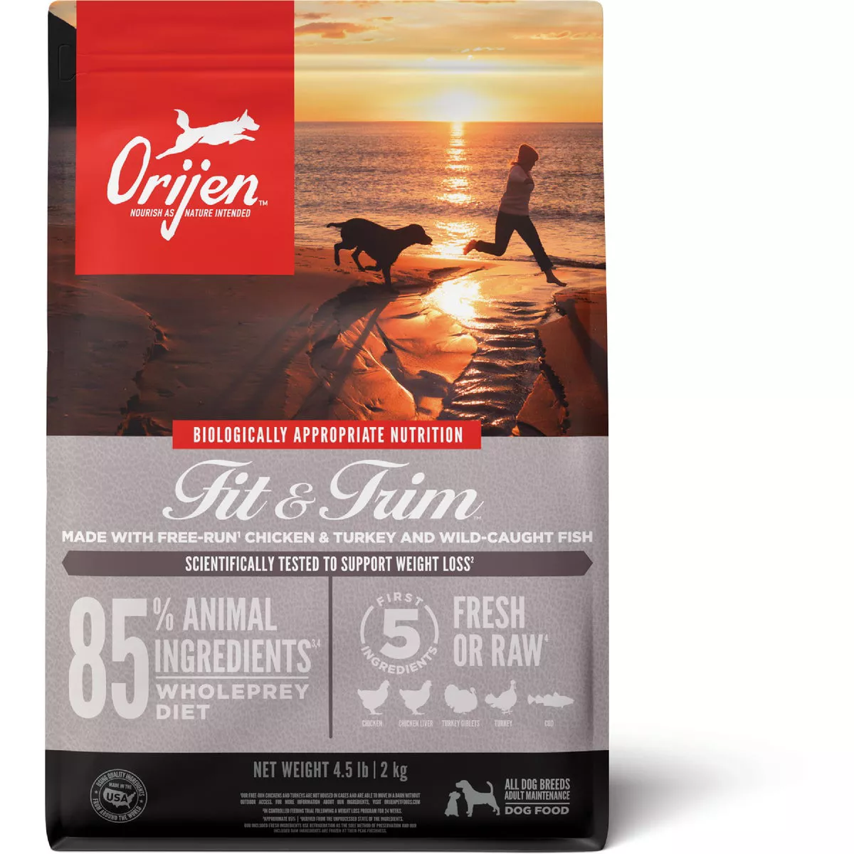Orijen Fit & Trim 4.5 Lb. Adult Grain-Free Dry Dog Food