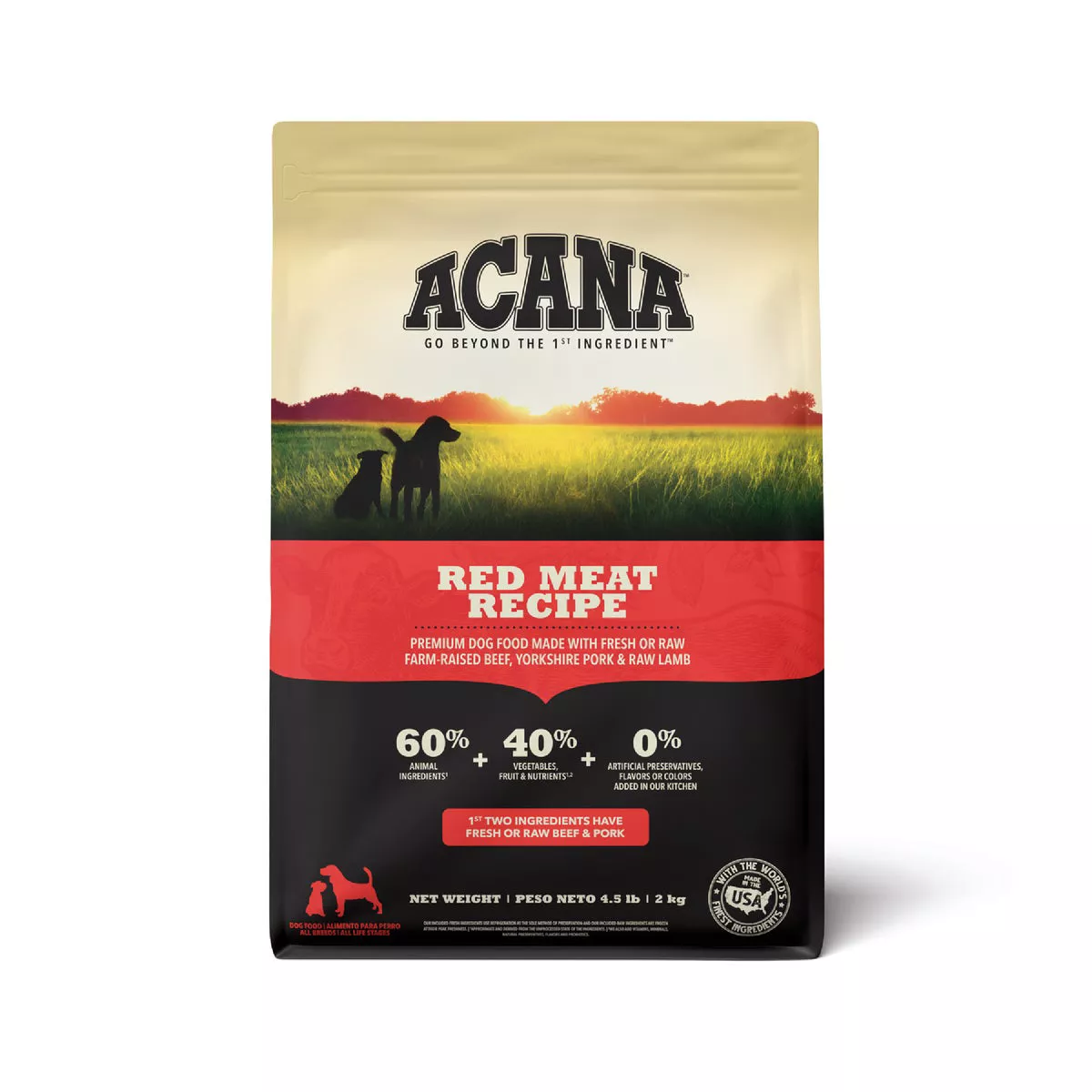 Acana Red Meat Recipe 4.5 Lb. Adult Grain-Free Dry Dog Food