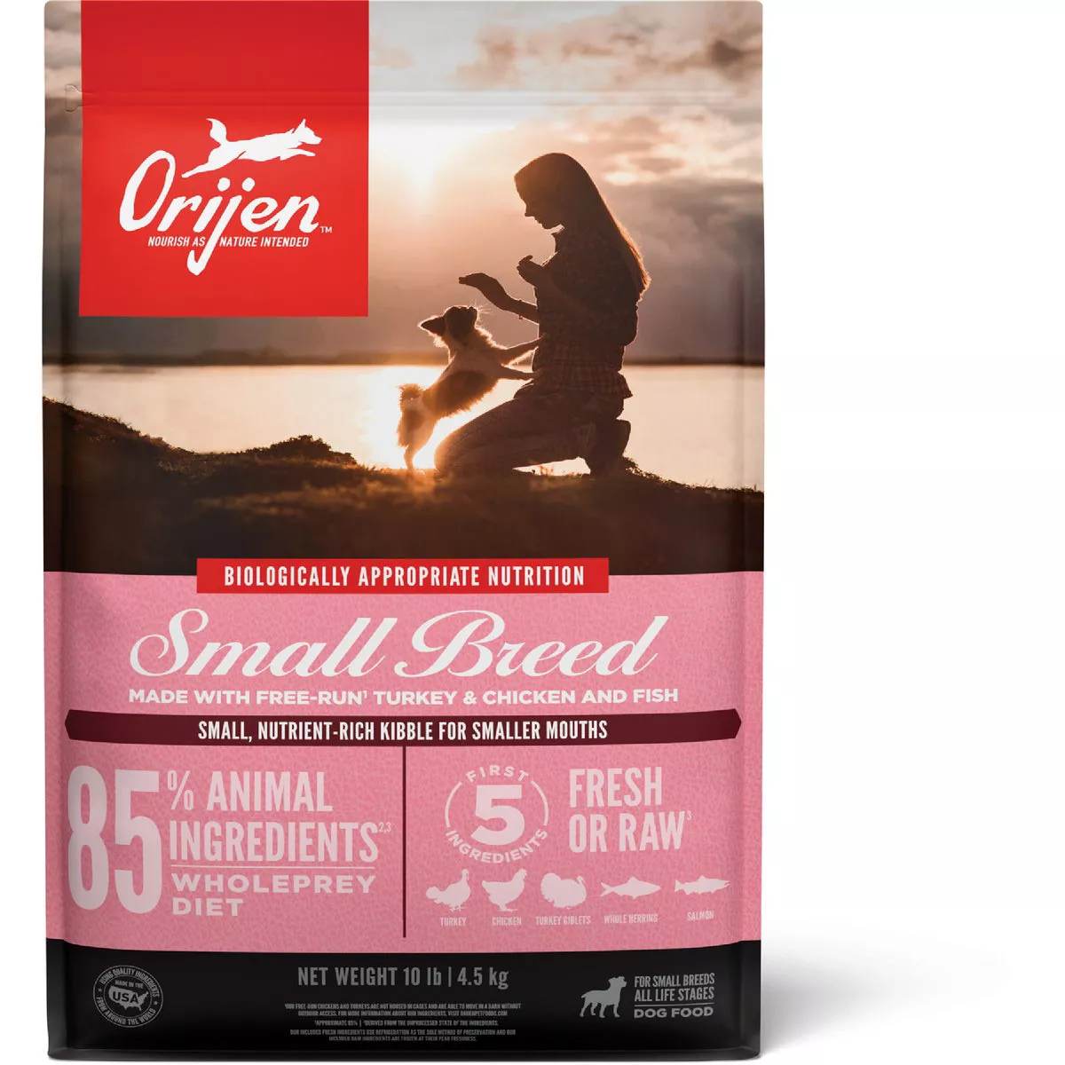 Orijen Small Breed 10 Lb. Adult Grain-Free Dry Dog Food