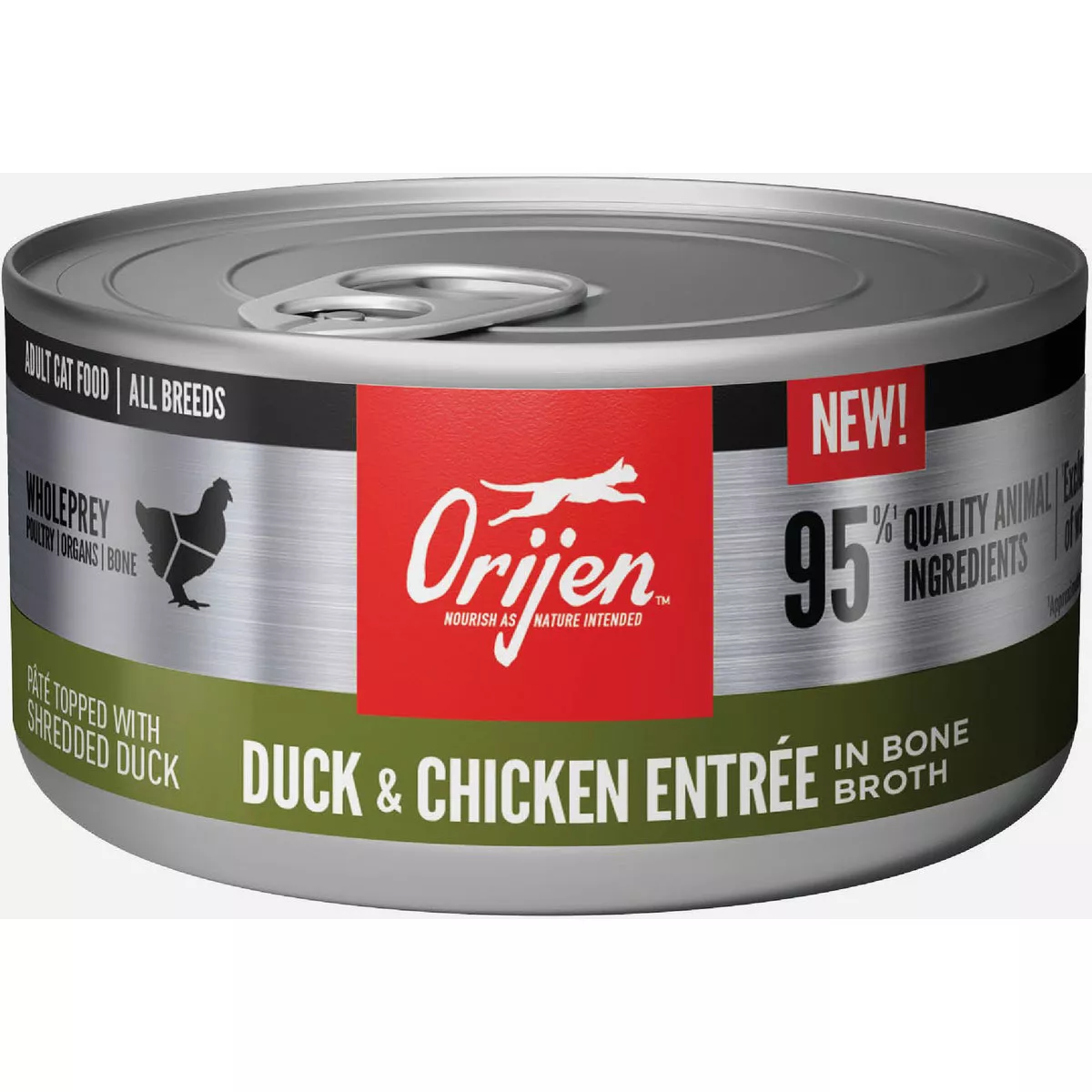 Orijen 3 Oz. Duck & Chicken Entree in Bone Broth Adult Wet Cat Food