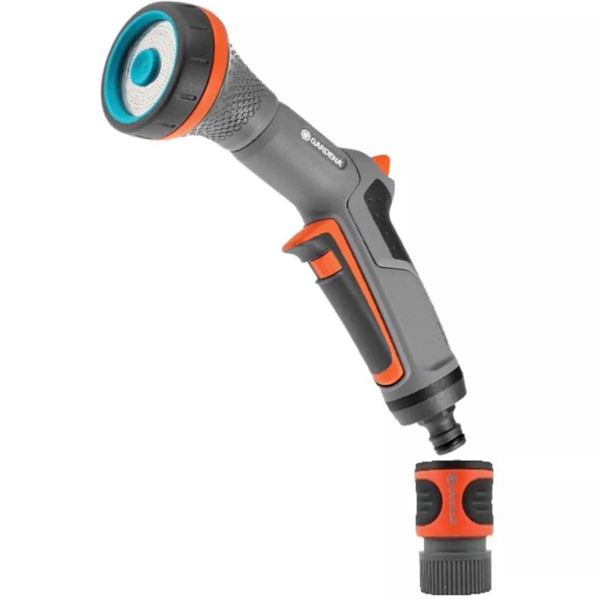 Gardena 18 In. 2-In-1 Compact Water Wand, Gray