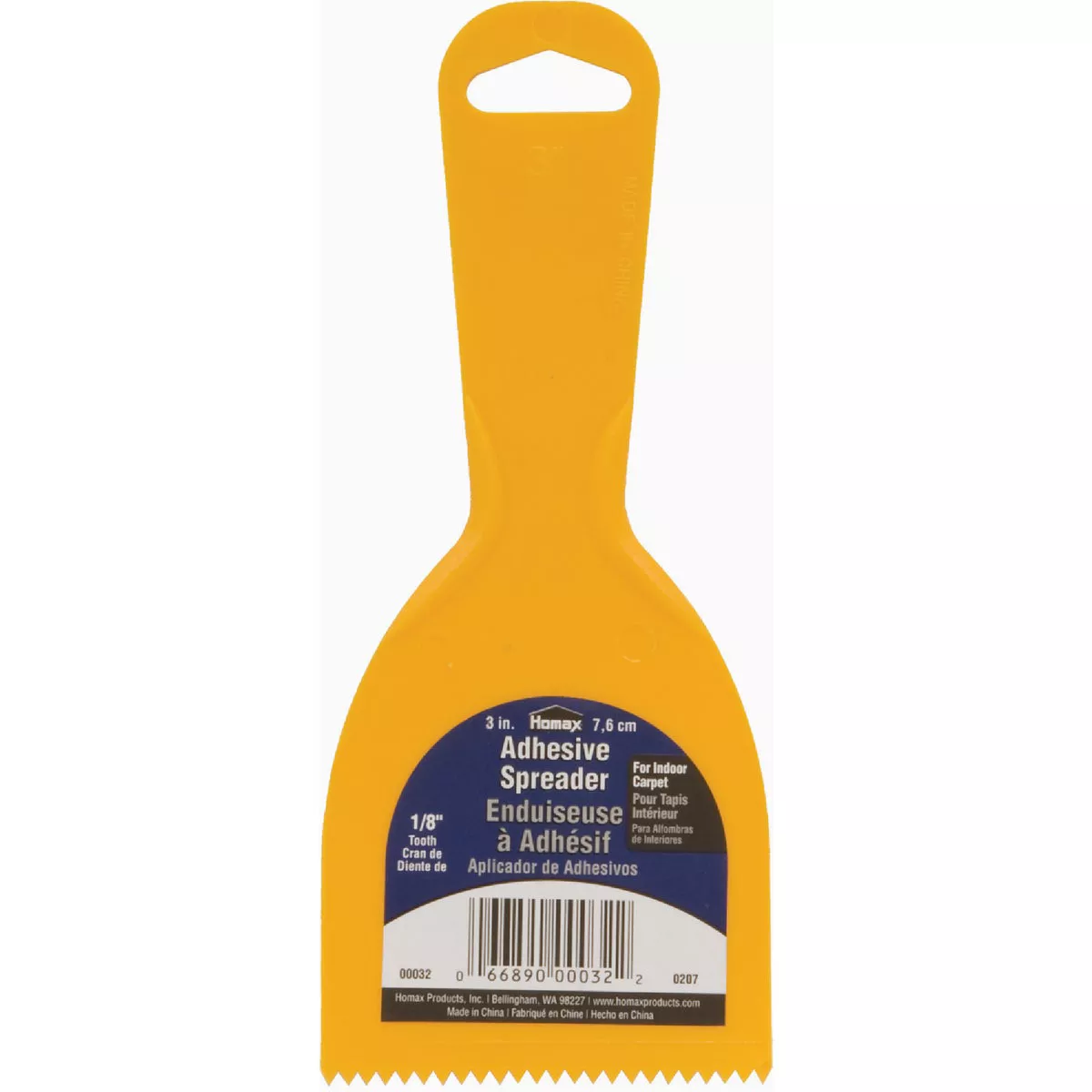 Homax 3 In. V-Notch Adhesive Spreader