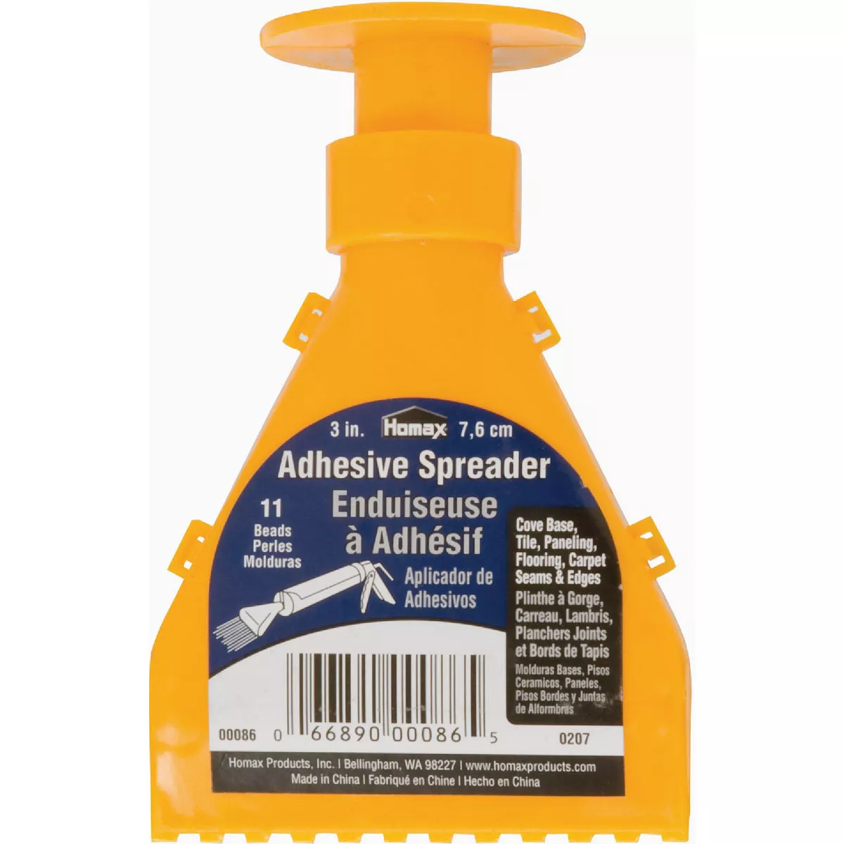Homax 3 In. Cove Base Adhesive Spreader