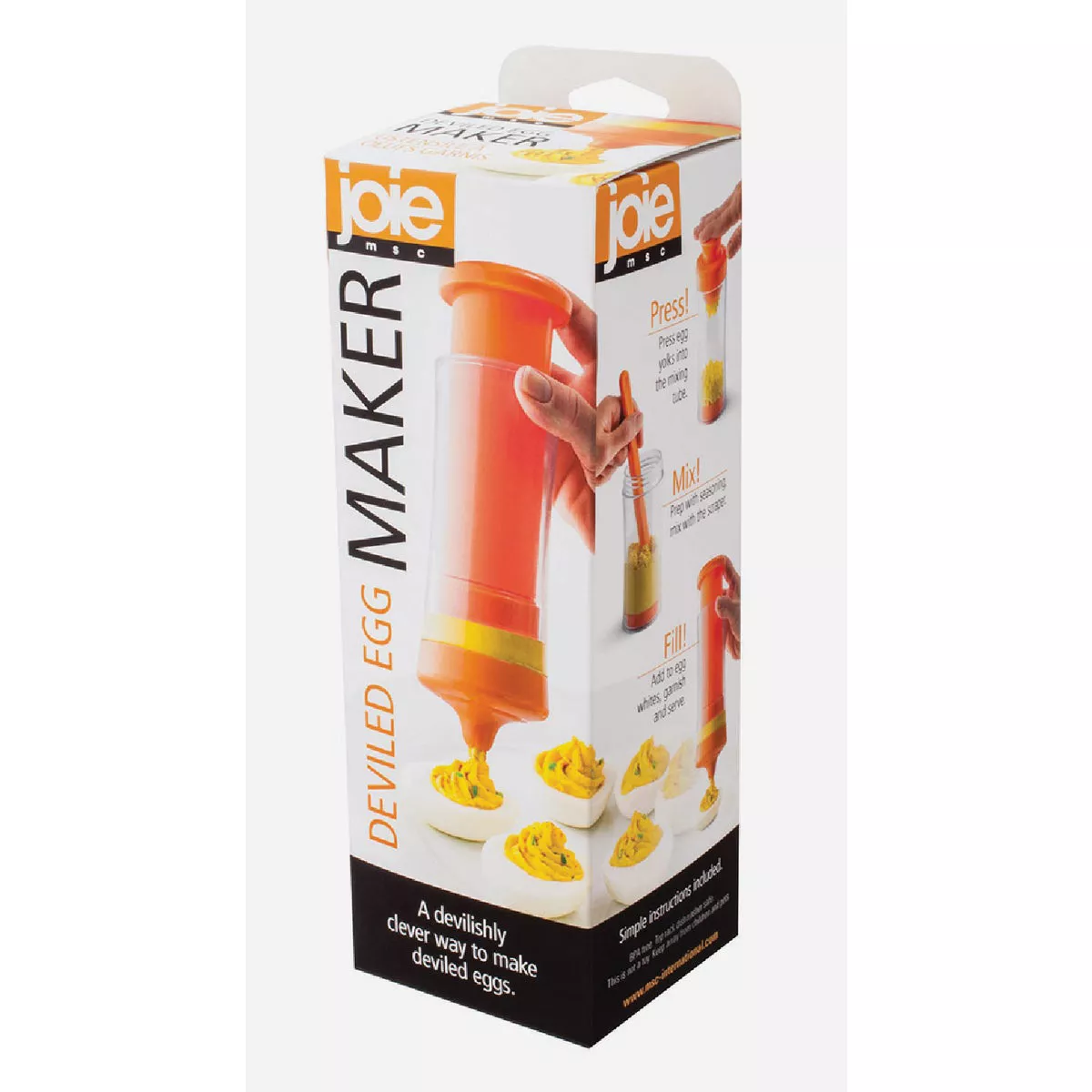 Joie Deviled Egg Maker Food Chopper Set (7-Piece)