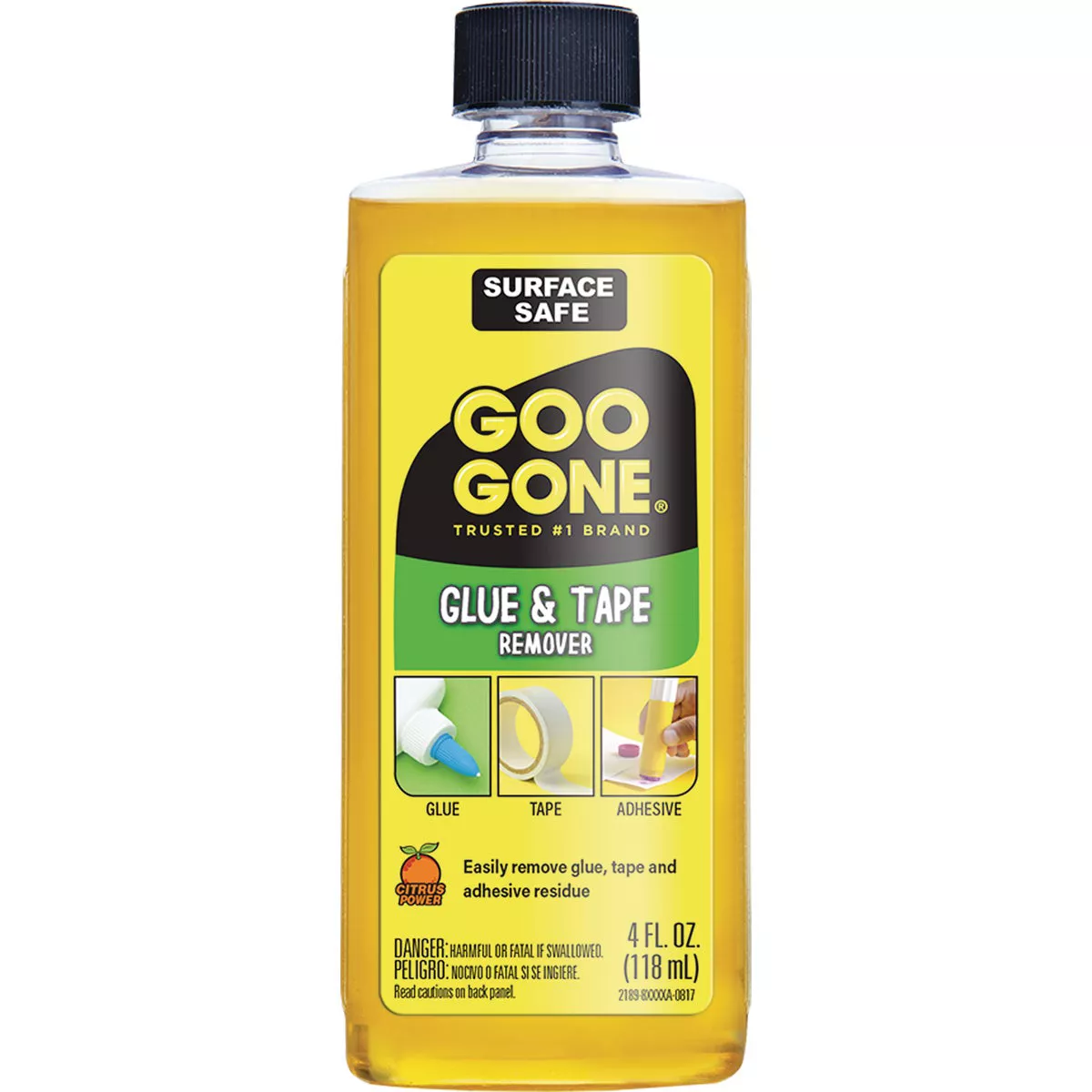 Goo Gone 4 Oz. Glue and Tape Adhesive Remover