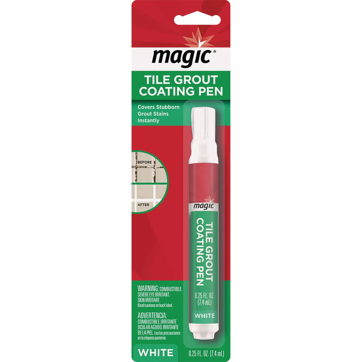 Weiman Magic 0.25 Oz. Tile Grout Coat Pen/Cleaner