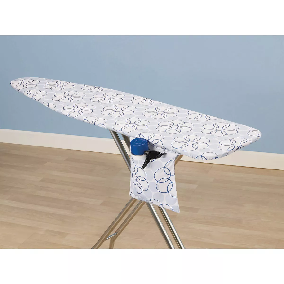 Household Essentials Deluxe Ironing Board Cover and Pad, Blue Magic Rings Pattern - photo 2