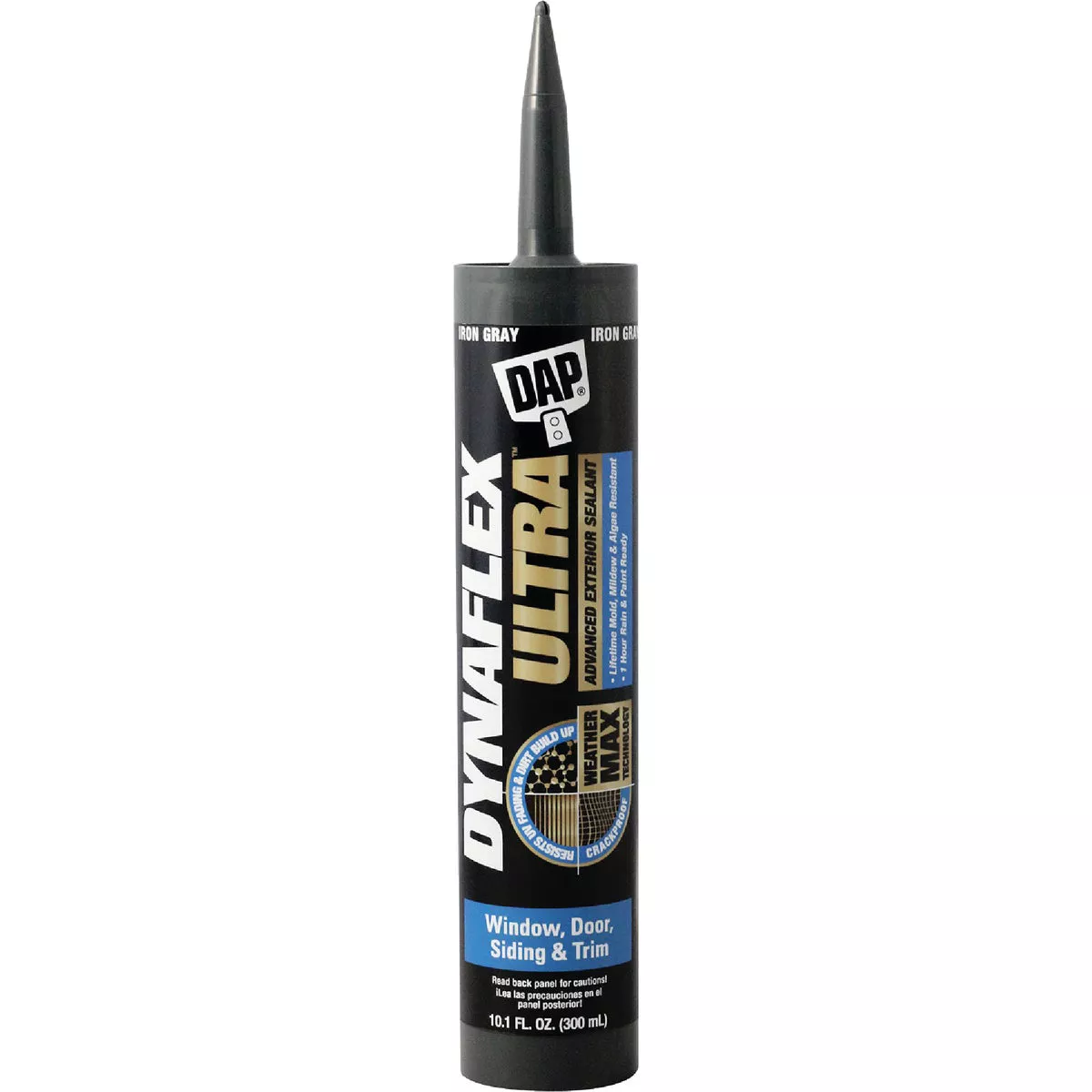 DAP Dynaflex Ultra 10.1 Oz. Gray Adhesive Caulk