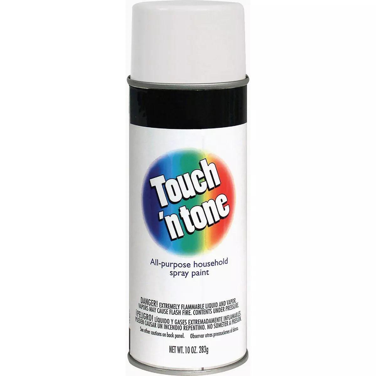 Rust-Oleum Touch 'n Tone 10 Oz. Enamel Spray Paint, Flat White