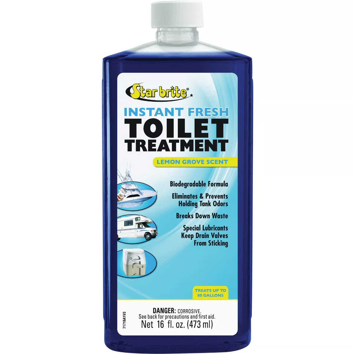 Star brite Instant Fresh Toilet Treatment 16 oz. Lemon