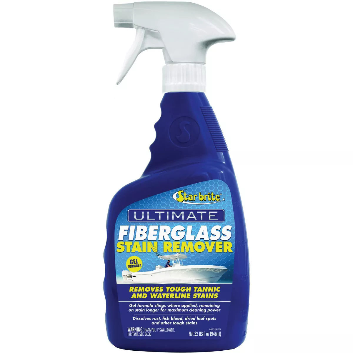 Star brite Ultimate Fiberglass Stain Remover Spray (Gel) 32 oz Spray