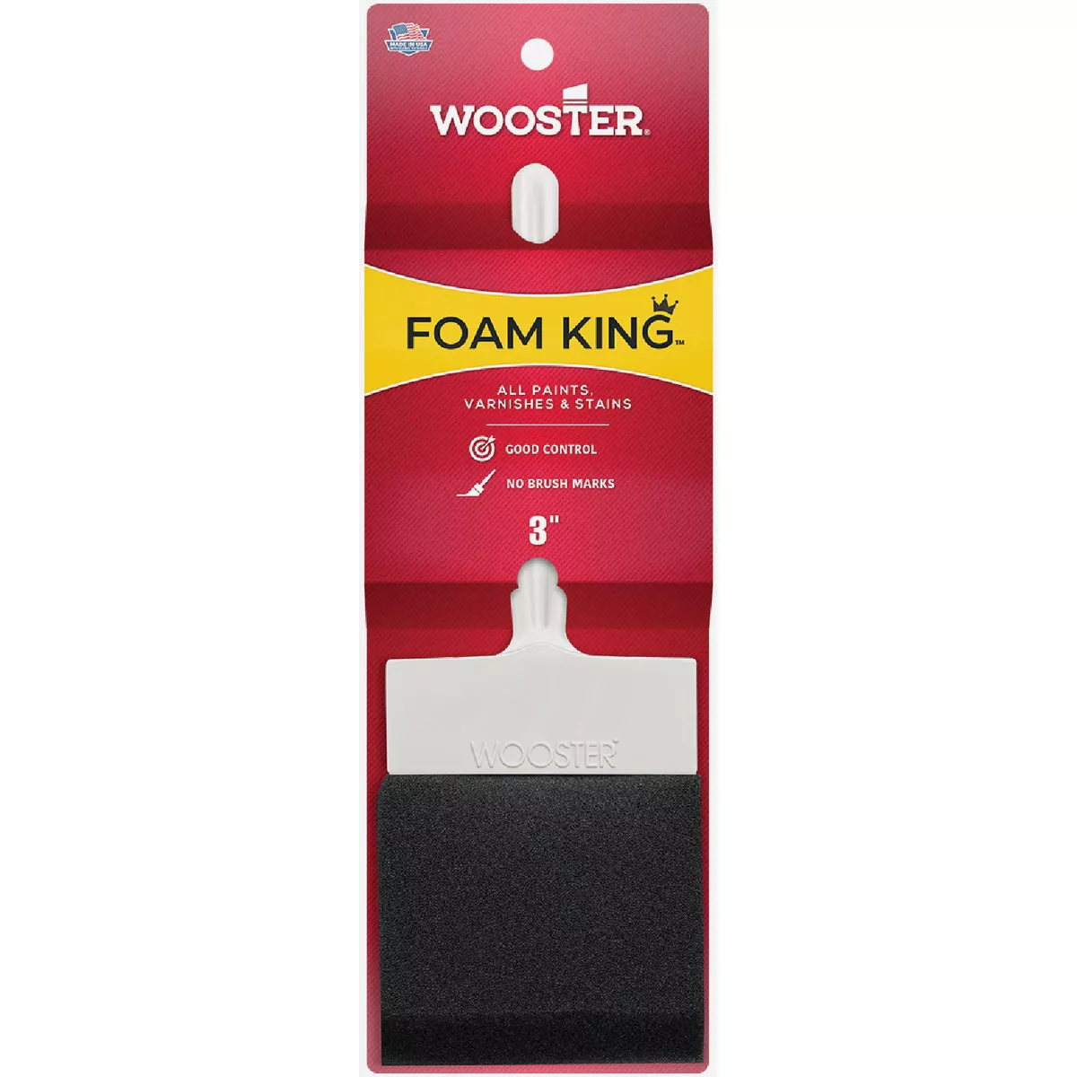 Wooster 3 In. Foam King Brush