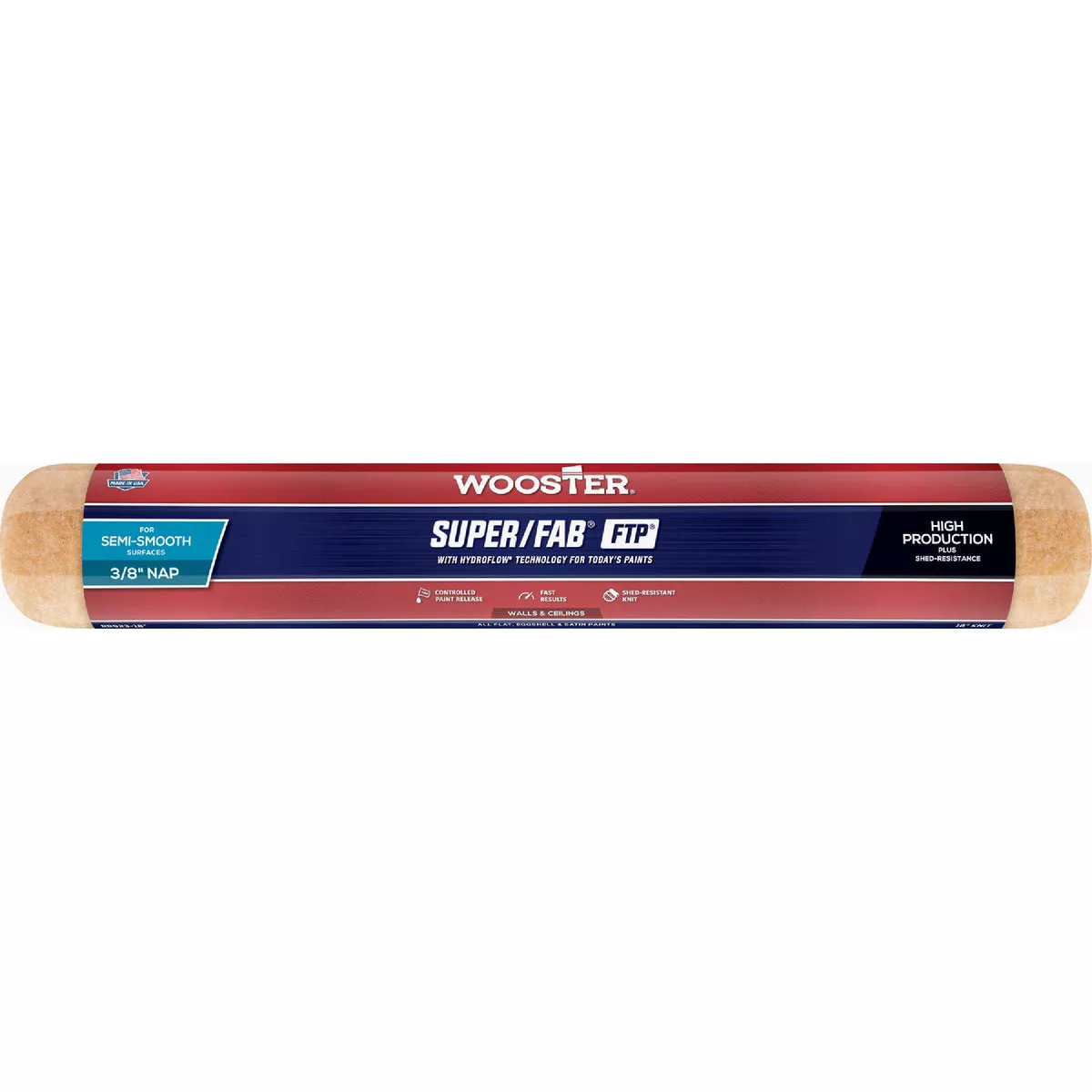 Wooster Super/Fab 18x3/8 Roller Cover