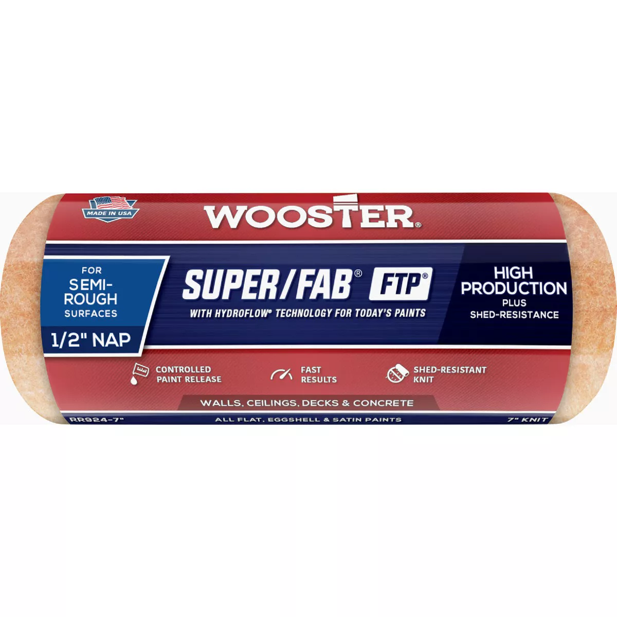 Wooster Super/Fab 7x1/2 Roller Cover