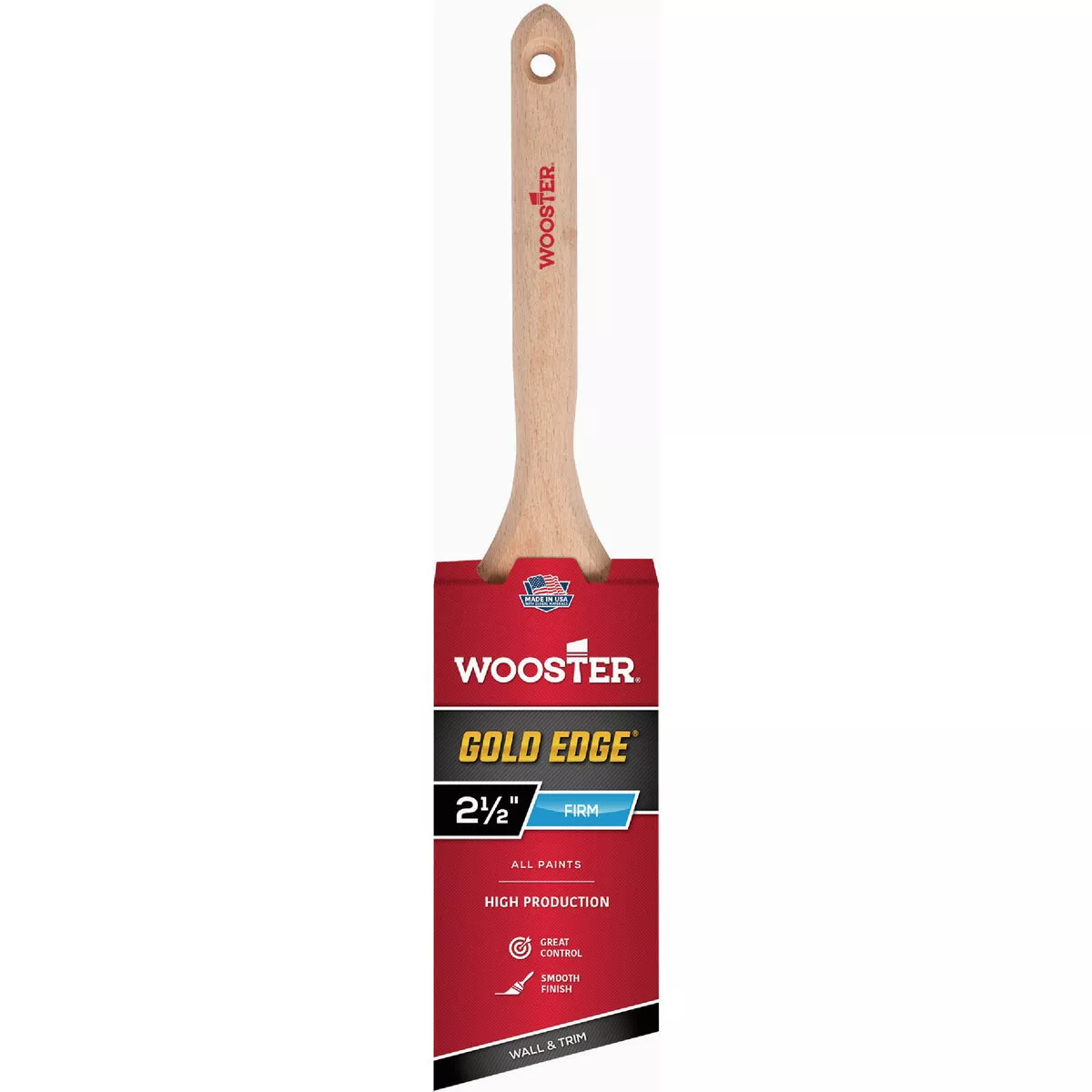 Wooster 2-1/2 In. Gold Edge Angle Brush