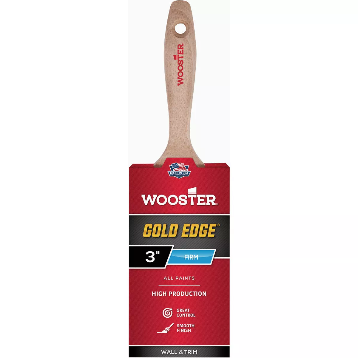 Wooster 3 In. Gold Edge Varnish Brush
