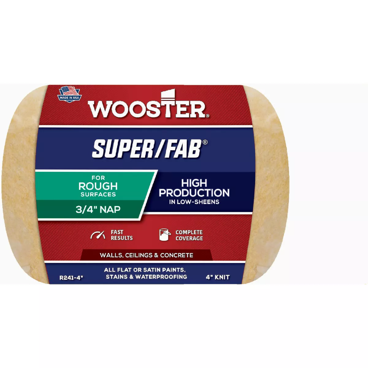 Wooster Super/Fab 4x3/4 Roller Cover