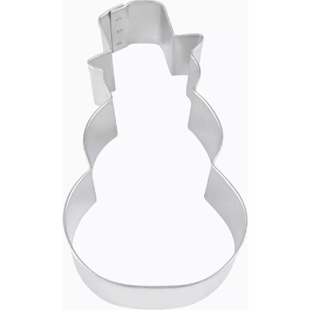 R&M 4 In. Steel Snowman w/Top Hat Cookie Cutter