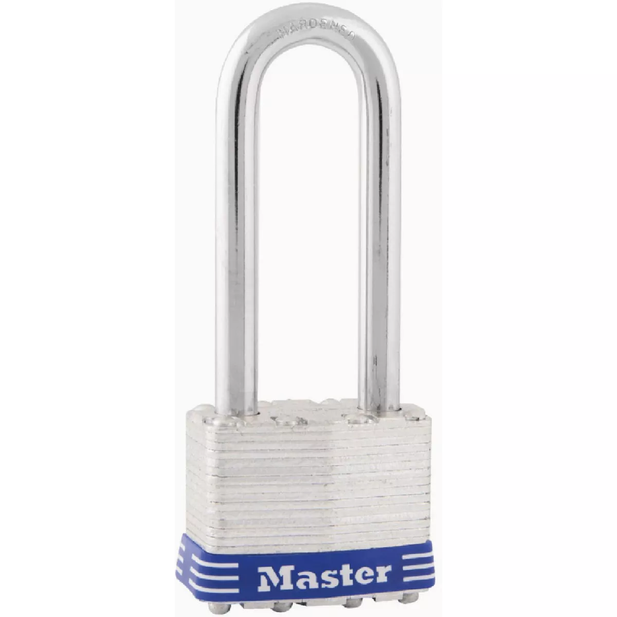 Master Lock 1-3/4 In. (44mm) Wide Laminated Steel Pin Tumbler Padlock with 2-1/2 In. (64mm) Shackle