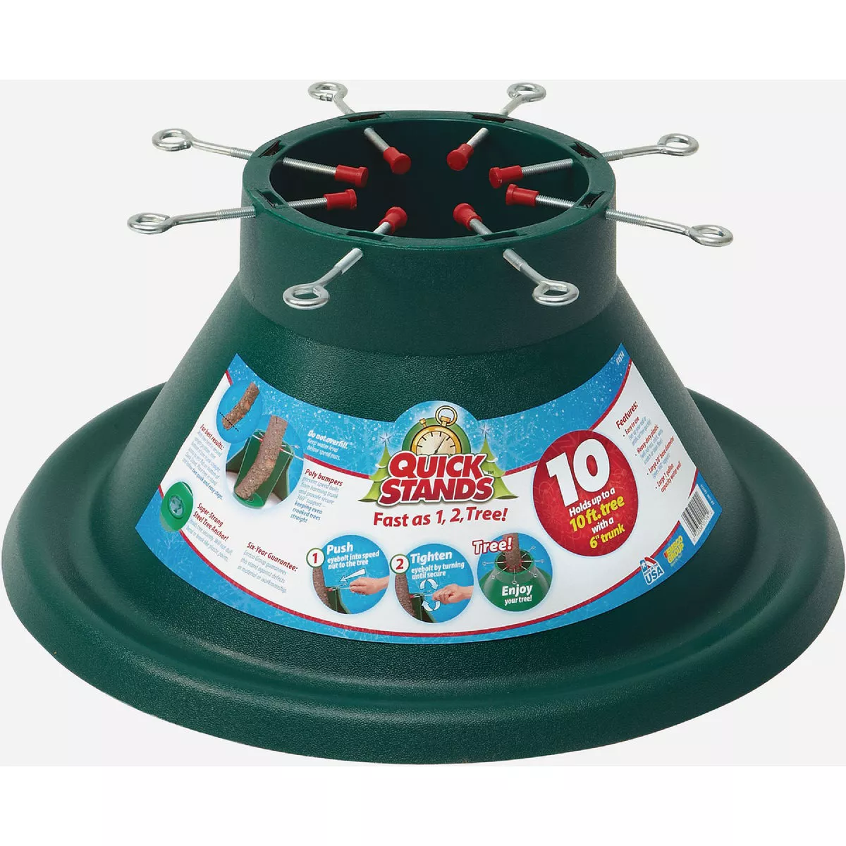EMSCO 10 Ft. Live Christmas Tree Stand