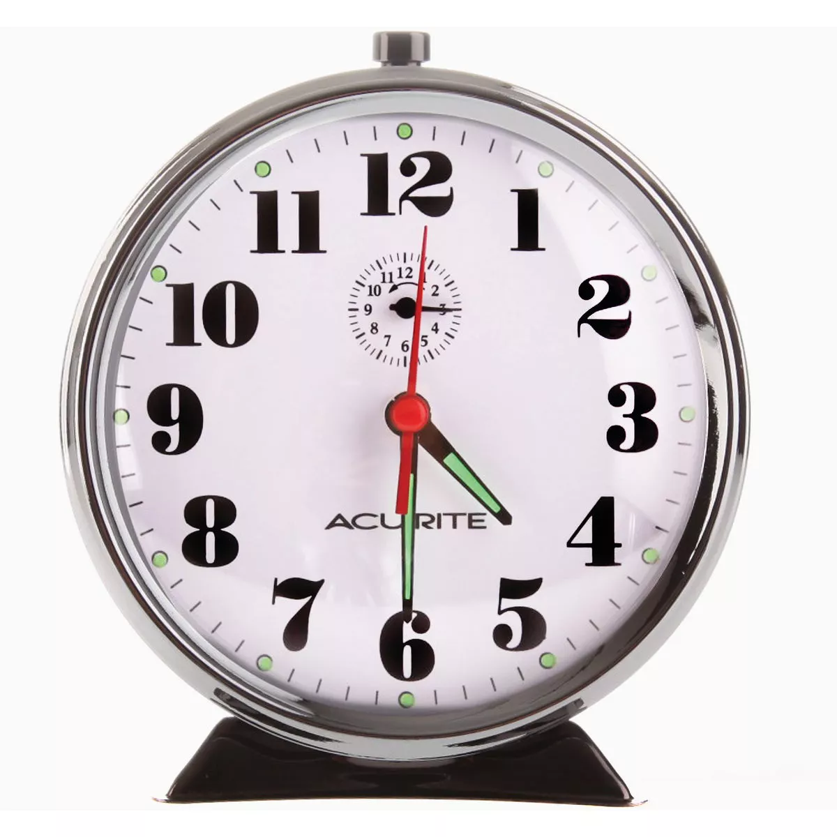 AcuRite Vintage Alarm Clock - Black