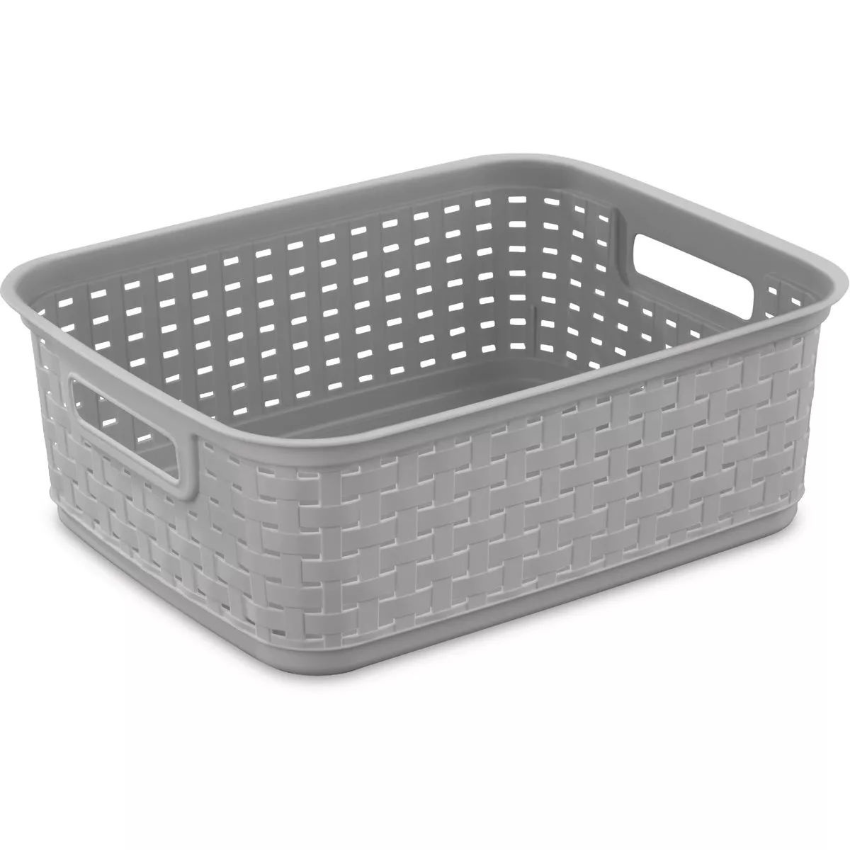 Sterilite Cement Short Weave Basket-