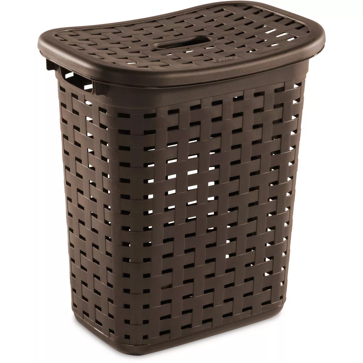 Sterilite Espresso Weave Laundry Hamper-