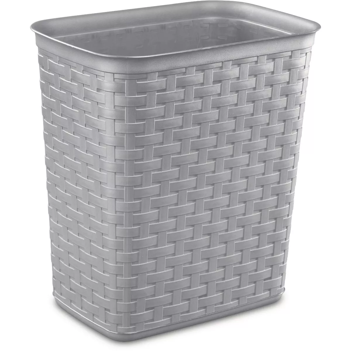 Sterilite 3.4 Gal. Cement Weave Wastebasket-
