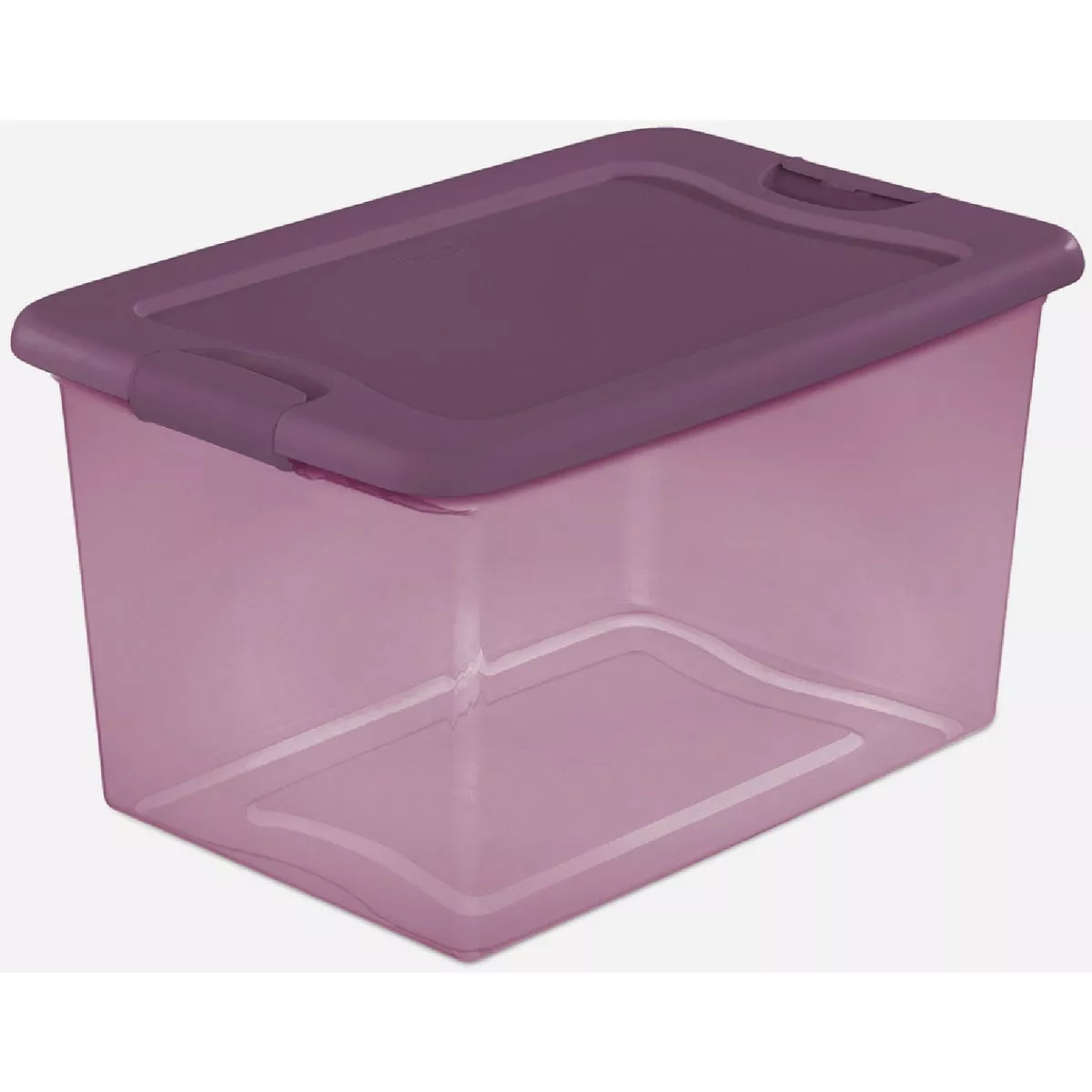 Sterilite 64 Qt. Burgundy Translucent Storage Tote