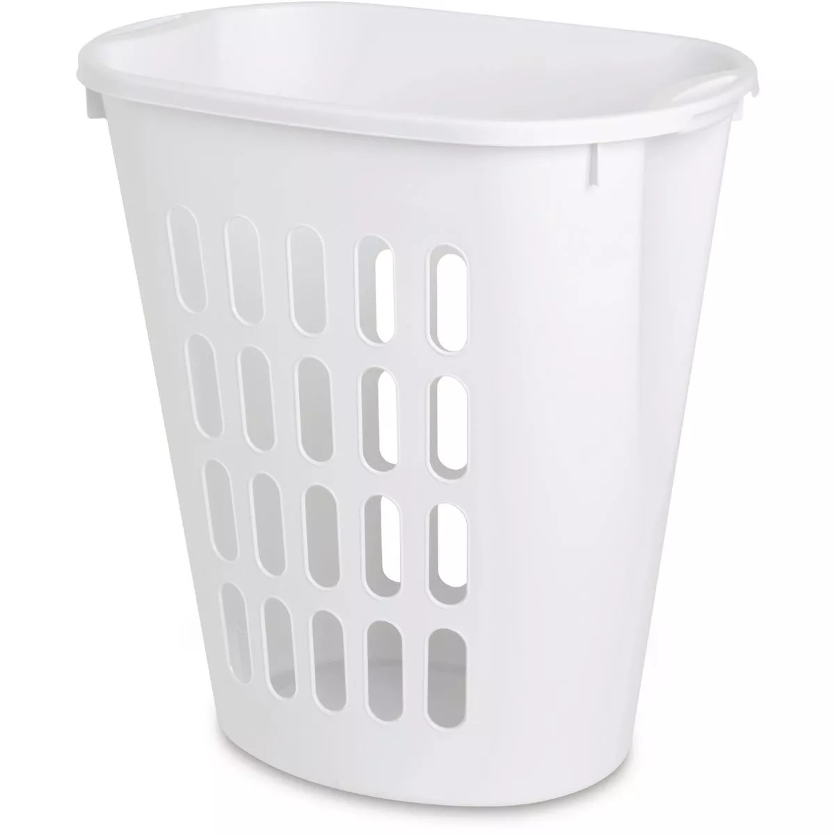 Sterilite White Oval Hamper