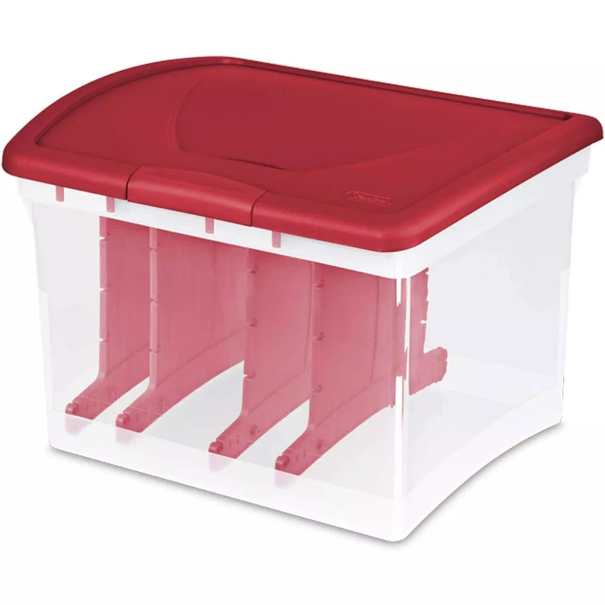 Sterilite Plastic Garland/Light Storage Tote