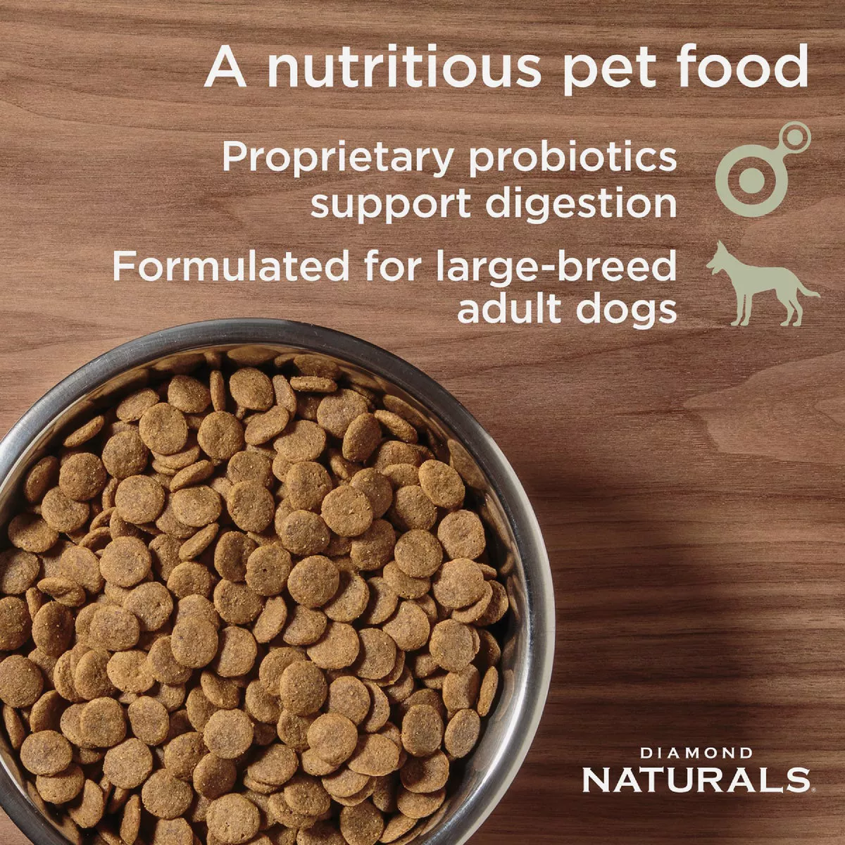 Diamond Naturals 40 Lb. Large Breed Adult Chicken & Rice Formula Dry Dog Food - photo 3