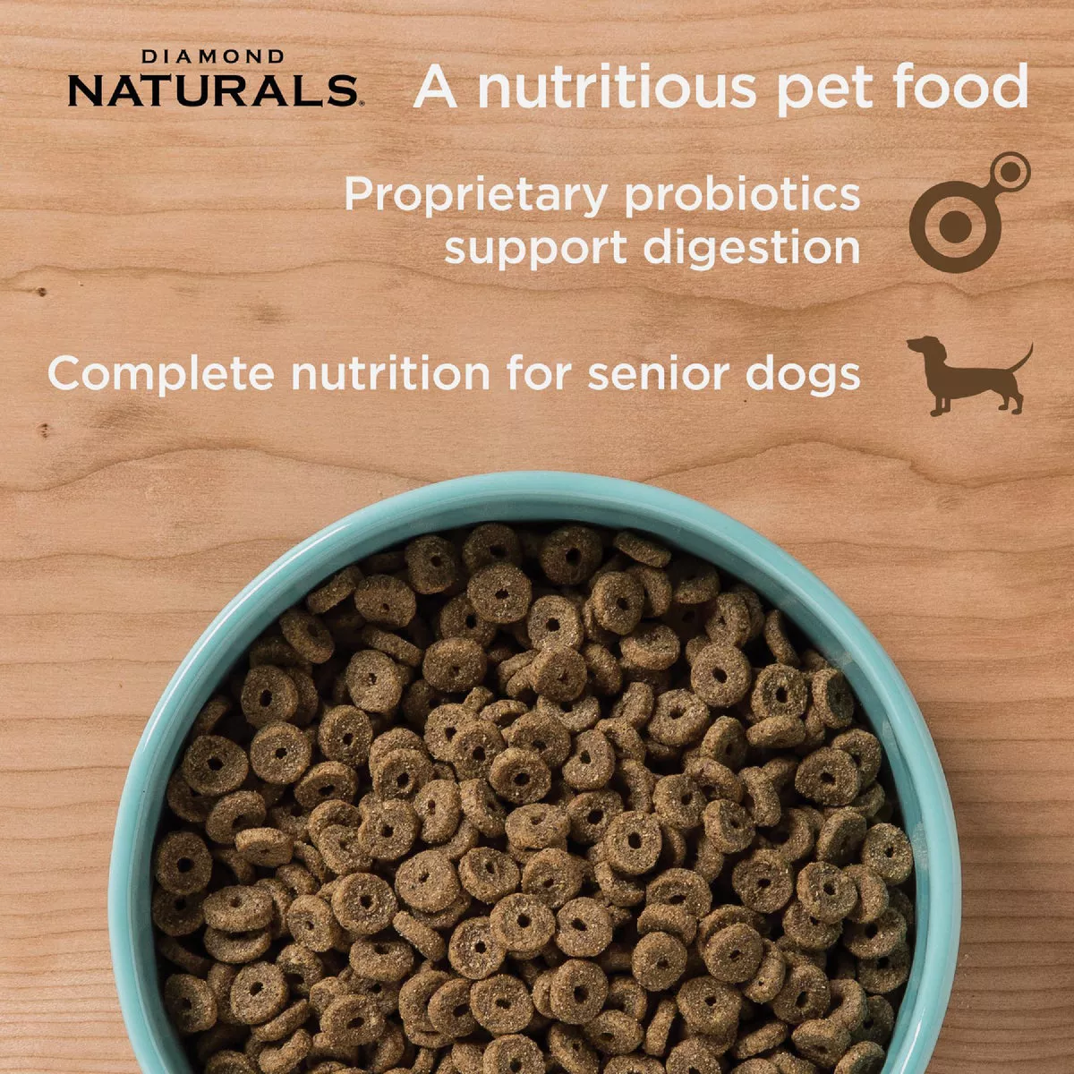 Diamond Naturals 35 Lb. Senior Chicken, Egg & Oatmeal Formula Dry Dog Food - photo 3