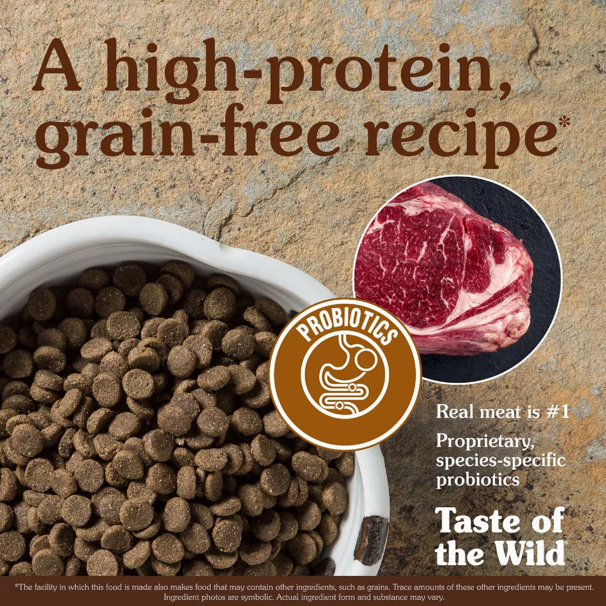 Taste of the Wild 5 Lb. High Prairie Grain-Free Canine Recipe Dry Dog Food with Roasted Bison & Roasted Venison - photo 4